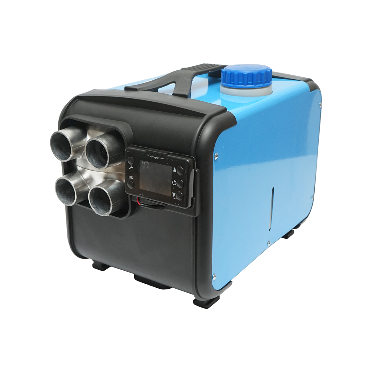 Sirocou, incalzitor stationar portabil 12-24/220V, 5KW, display LCD, cu telecomanda si bujie Kyocera Breckner Germany - imagine 2