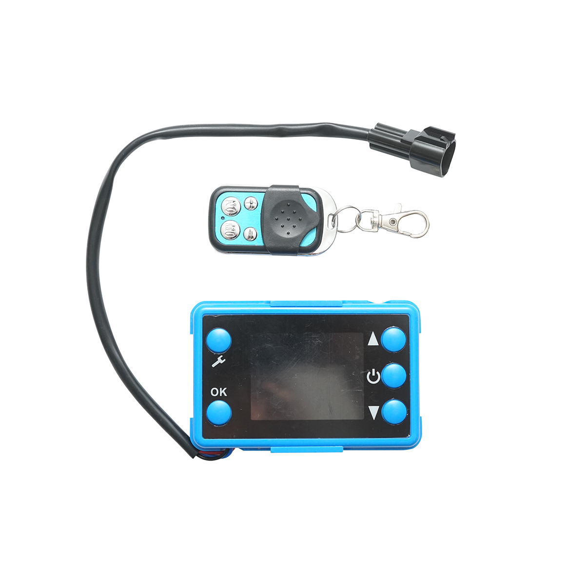 Sirocou, incalzitor stationar 12V, 5KW cu telecomanda, display LCD si bujie Kyocera Breckner Germany - imagine 9