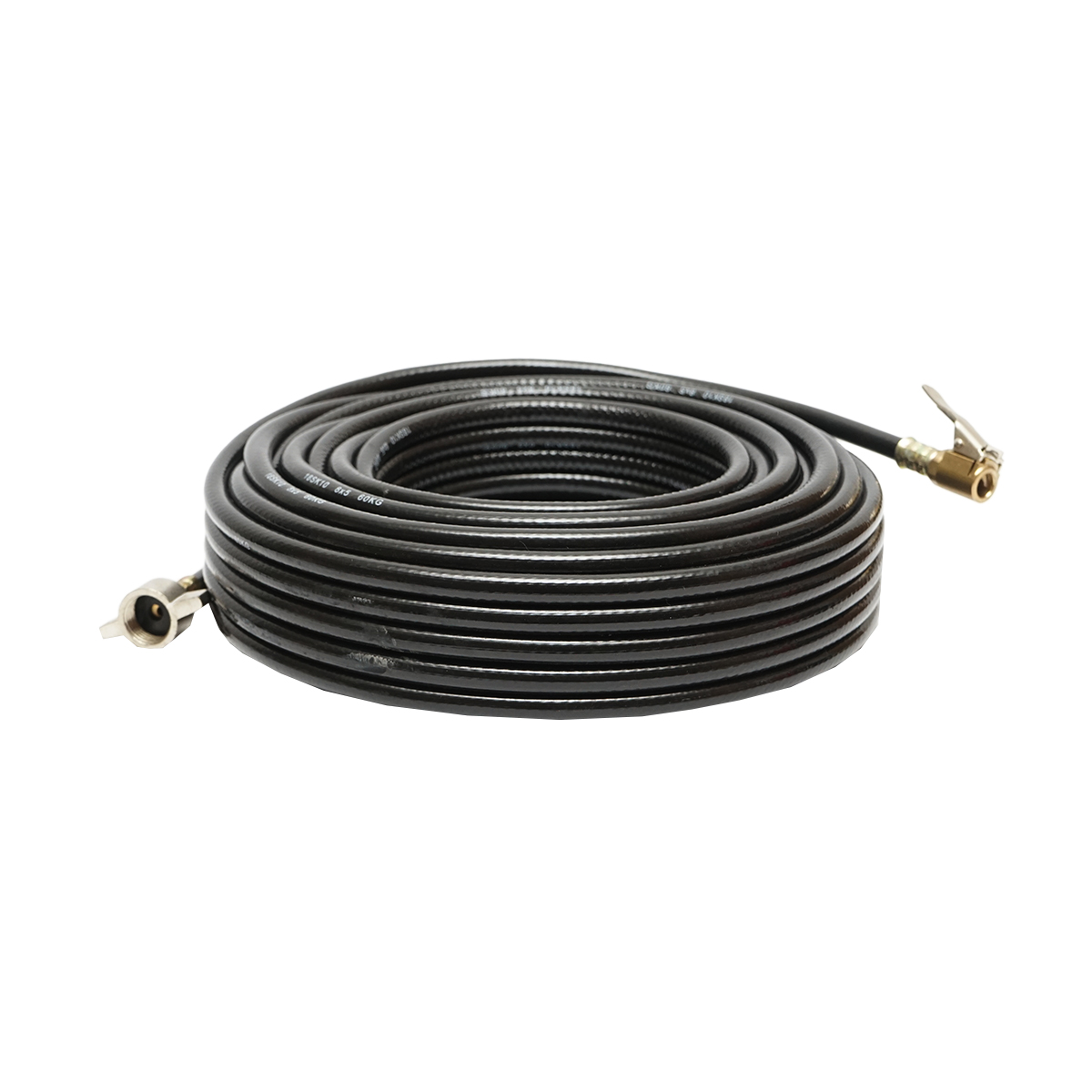 Furtun aer compresor L = 20 m cu capete de legatura pentru umflat roti - imagine 2