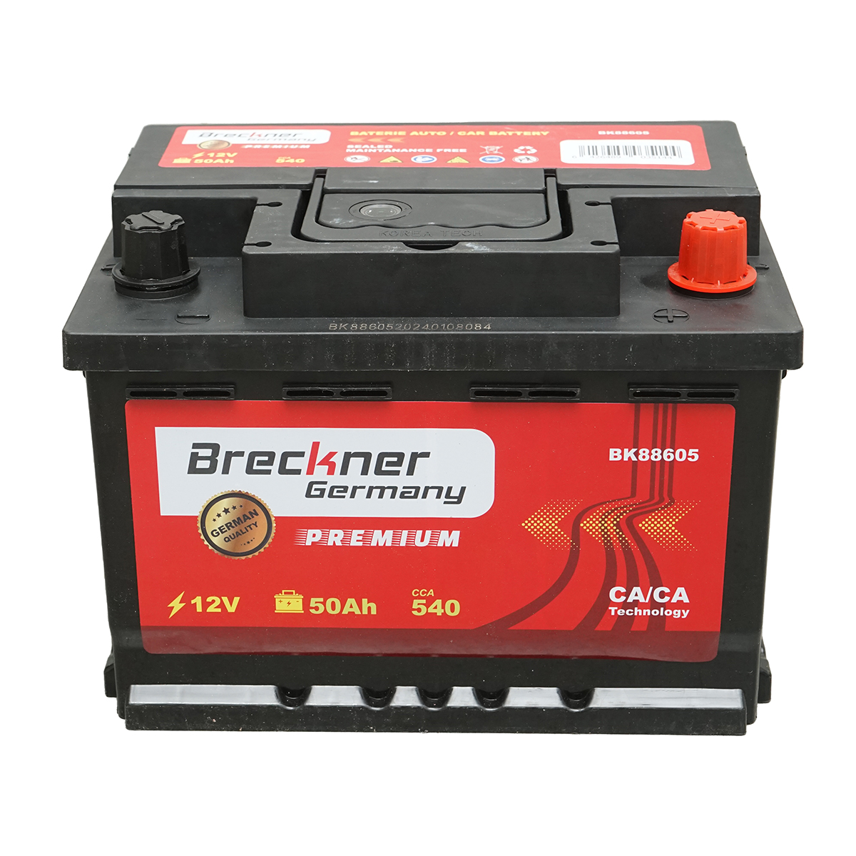 Acumulator, baterie auto 50Ah, 540A, 12V BRECKNER PREMIUM