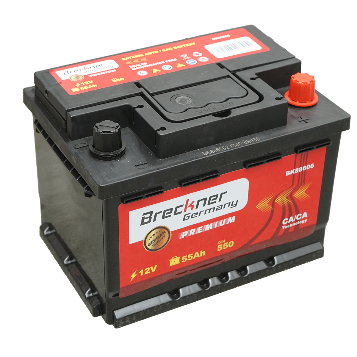 Acumulator, baterie auto 55Ah, 550A, 12V BRECKNER PREMIUM - imagine 3