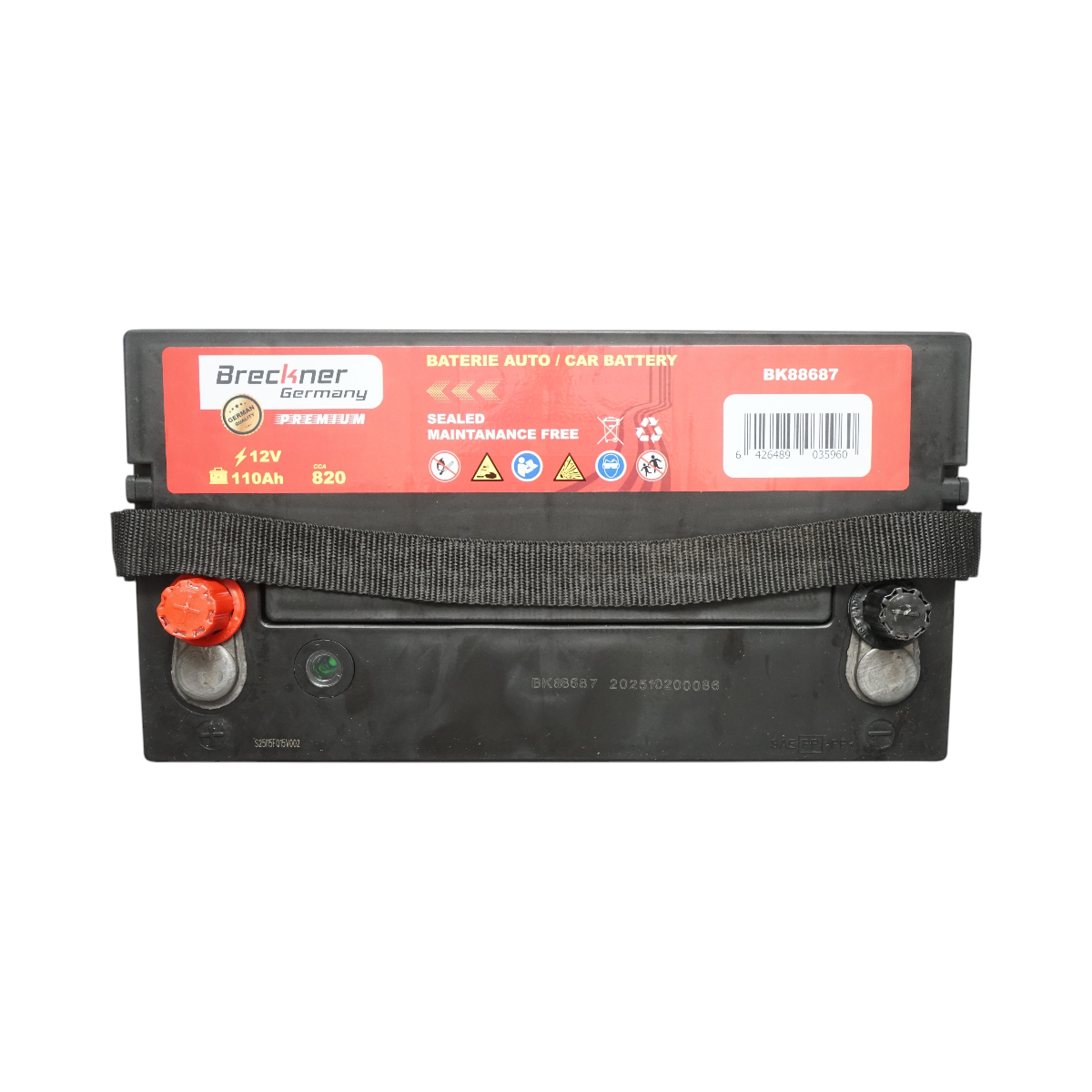 Acumulator T3, baterie auto 110Ah, 820A, 12V BRECKNER PREMIUM - imagine 4