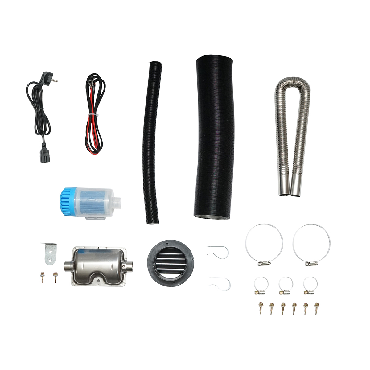 Sirocou, incalzitor stationar silentios 12/24-220V, 5KW, display LCD, cu telecomanda si bujie Kyocera THOR - imagine 4