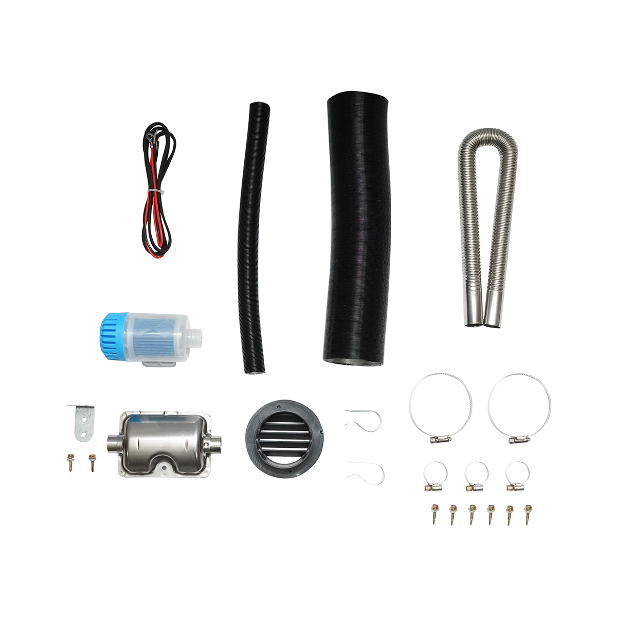 Sirocou, incalzitor stationar silentios portabil 12-24V, 5KW, display LCD, telecomanda si bujie made in Japan Kyocera - imagine 4