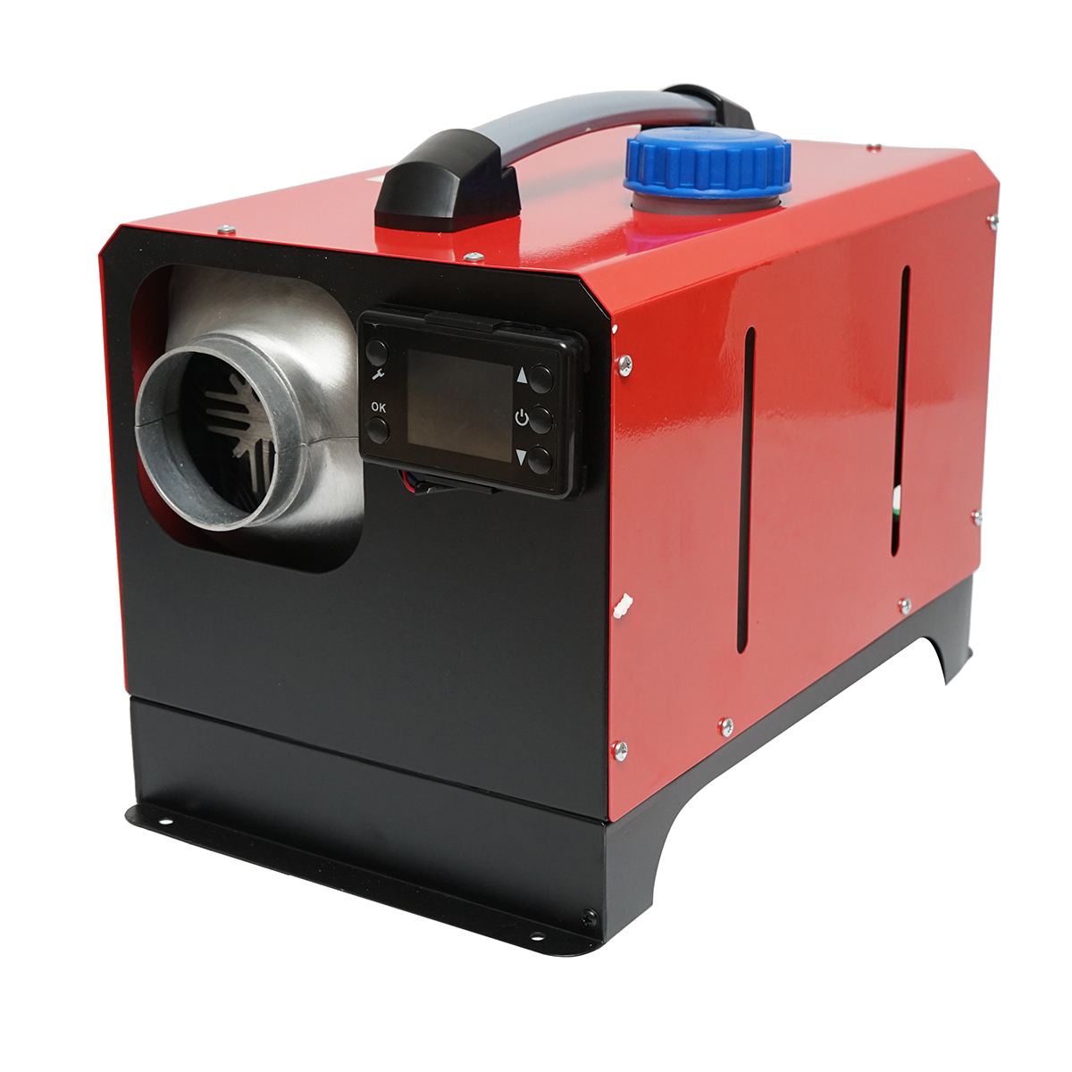 Sirocou, incalzitor stationar silentios portabil 12-24V, 5KW, display LCD, telecomanda si bujie made in Japan Kyocera - imagine 2