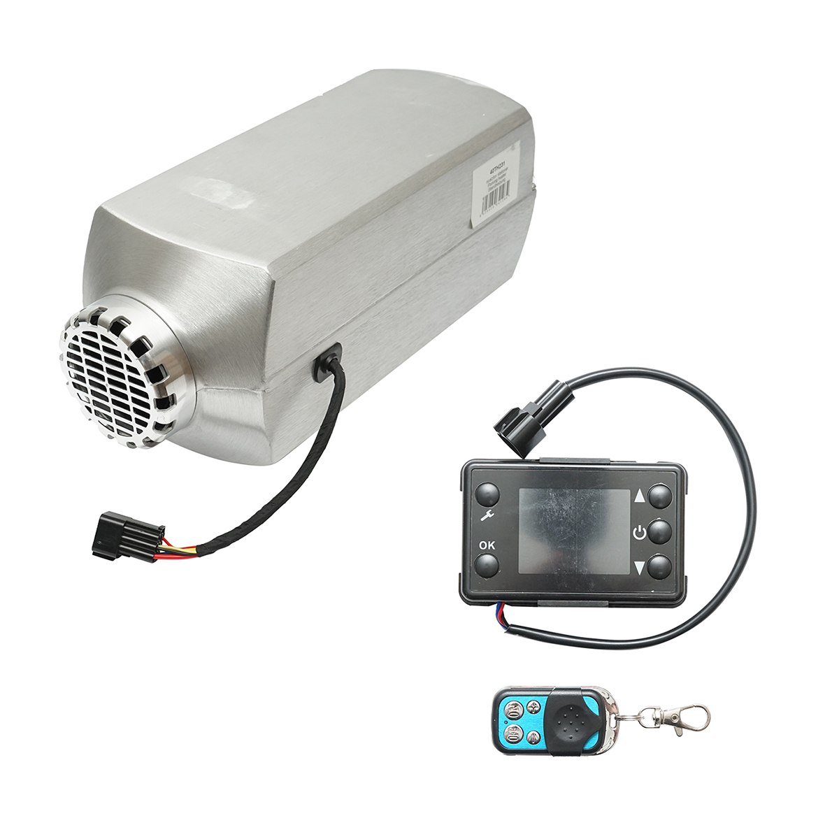 Incalzitor stationar, sirocou silentios 12-24V, 5KW, display LCD, cu telecomanda si bujie Kyocera THOR