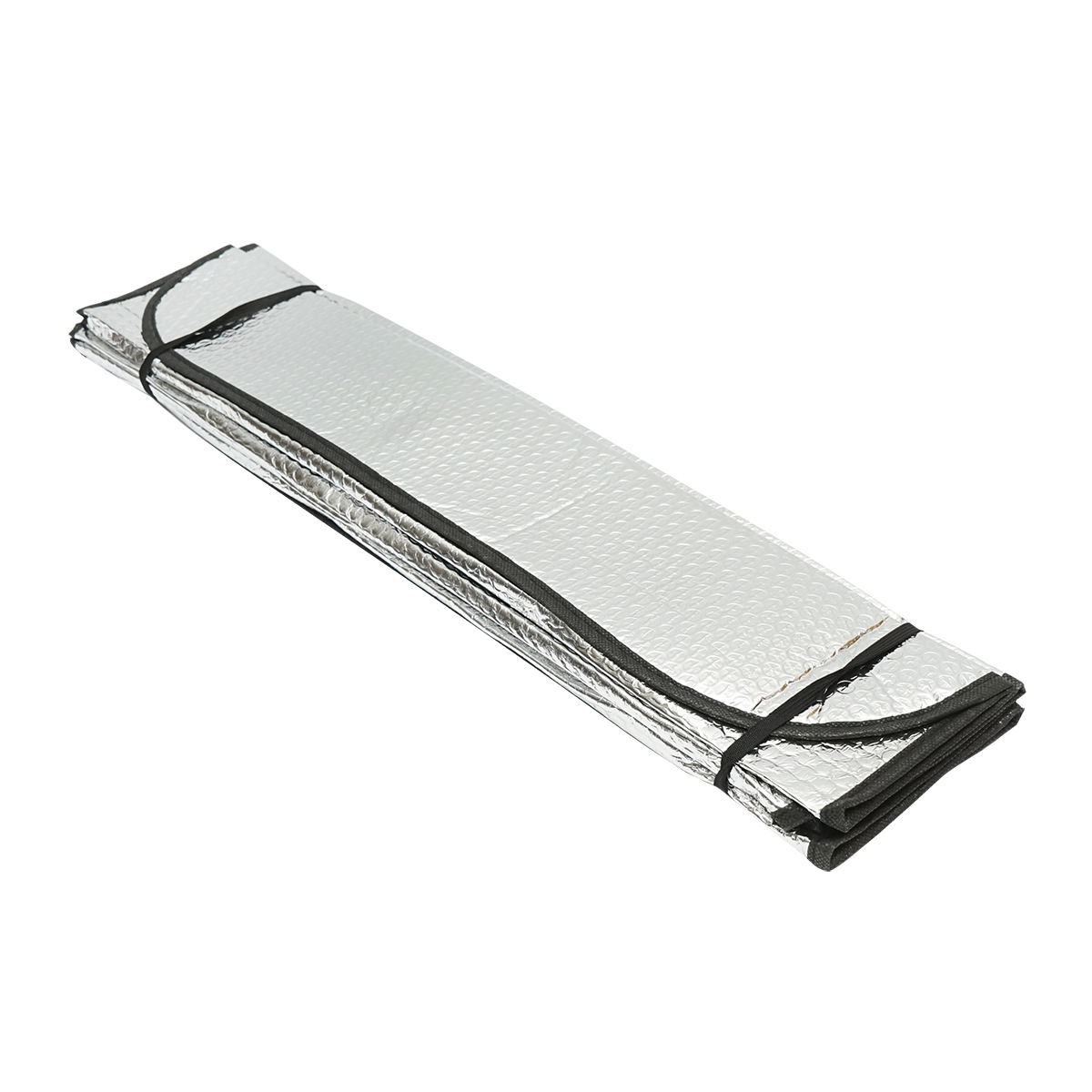 Parasolar parbriz auto 130x60cm folie de aluminiu si ventuze de fixare Breckner Germany - imagine 2