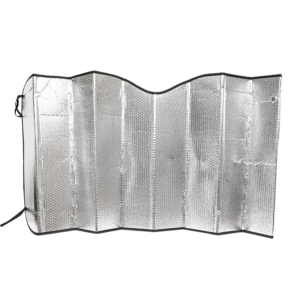 Parasolar parbriz auto 130x60cm folie de aluminiu si ventuze de fixare Breckner Germany - imagine 3