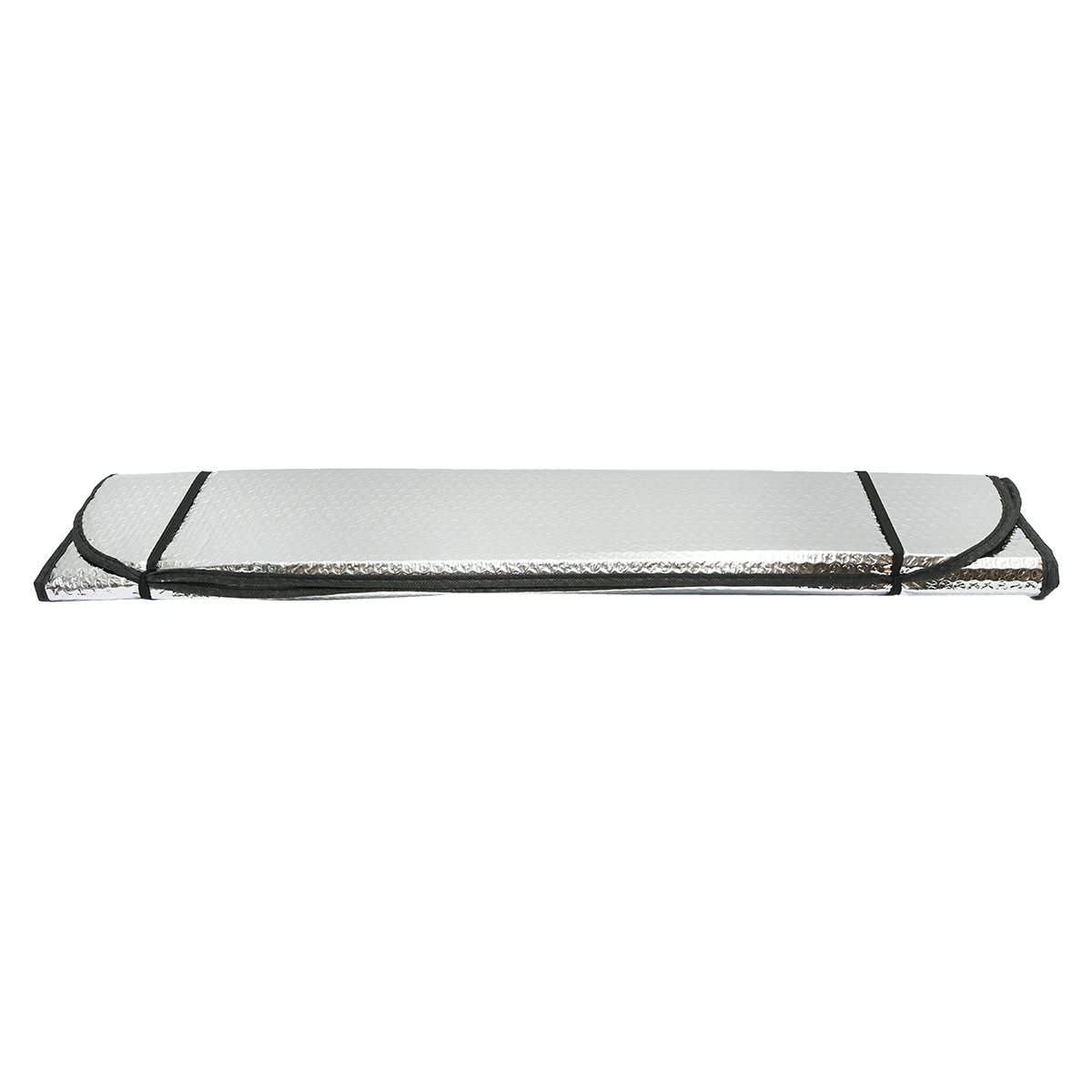 Parasolar parbriz auto 140x70cm folie de aluminiu si ventuze de fixare Breckner Germany - imagine 2