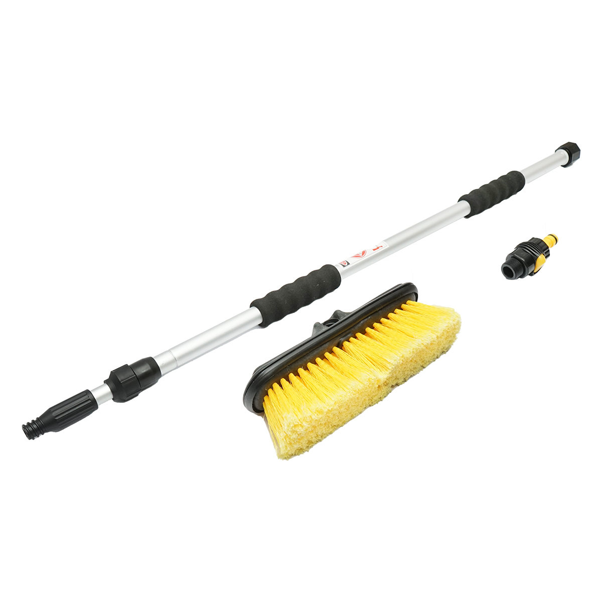 Perie cu maner telescopic din aluminiu pentru spalat auto si curatat zapada 104-166cm Breckner Germany - imagine 2