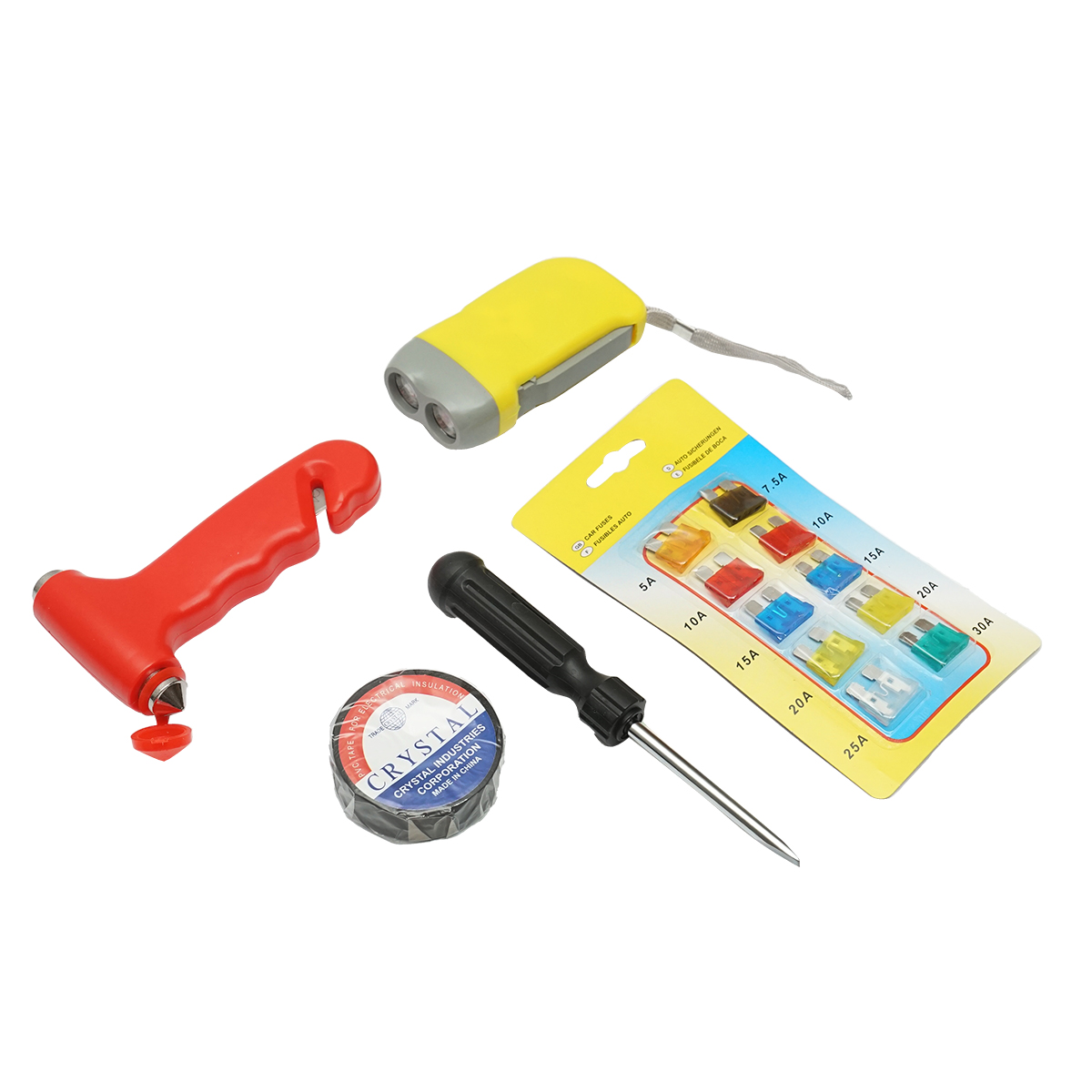 Kit siguranta auto cu necesar de urgenta 10 piese Breckner Germany - imagine 9