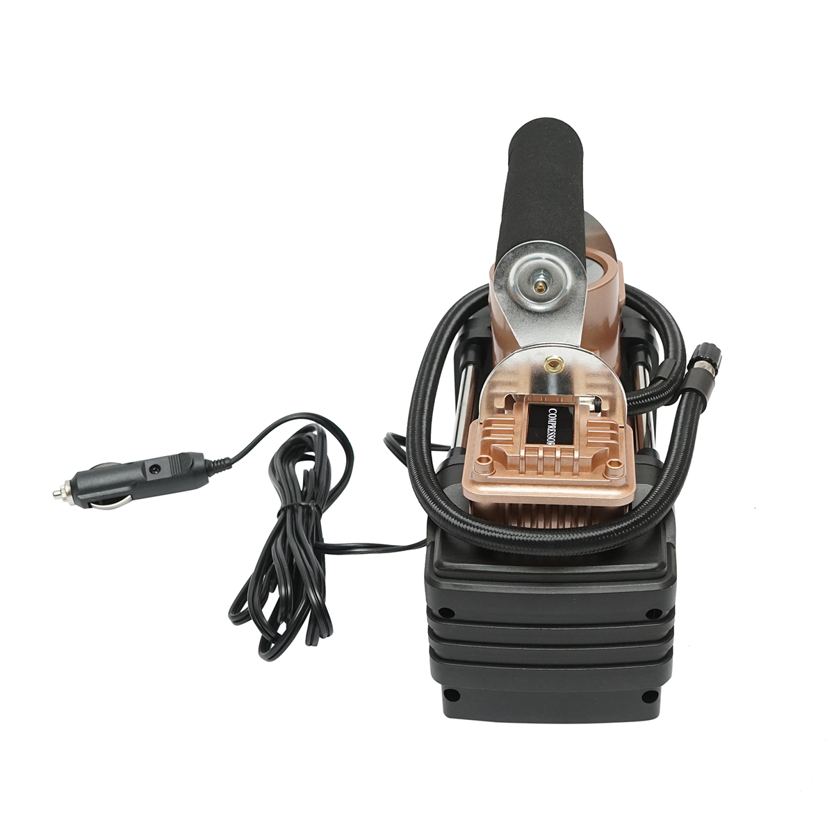 Compresor aer umflat roti 12V 180W, 150PSI, 45l/min, cablu 3m pentru priza bricheta auto Breckner Germany - imagine 4
