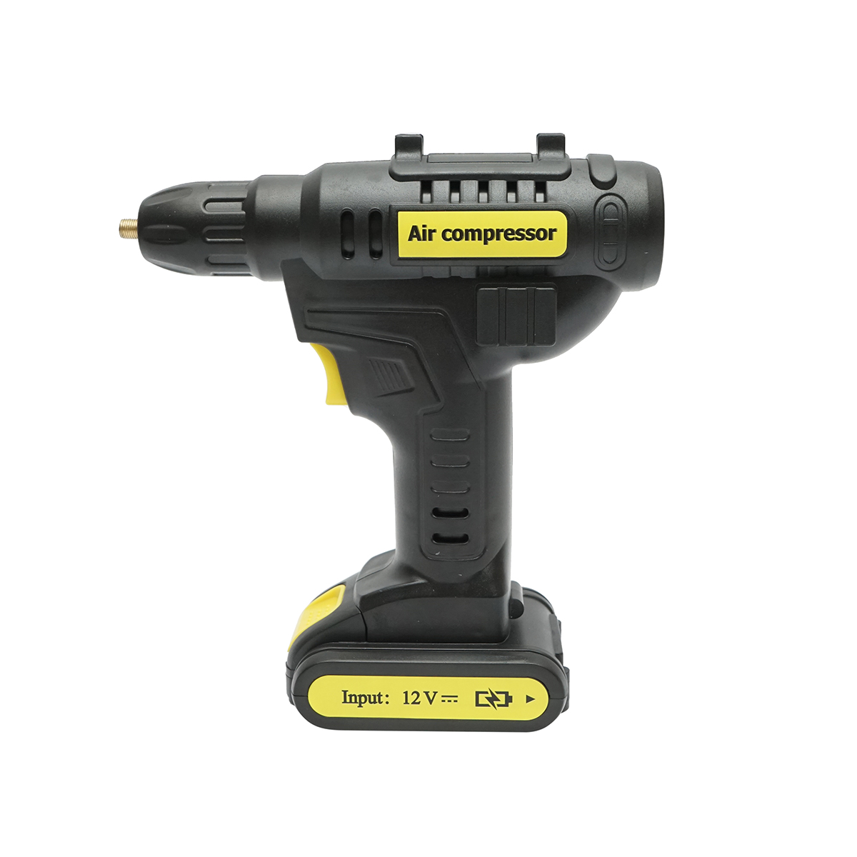 Compresor aer auto portabil digital 12V/120W, 150 PSI, iluminare LED, baterie Li-ion 2000mAh Breckner Germany - imagine 9