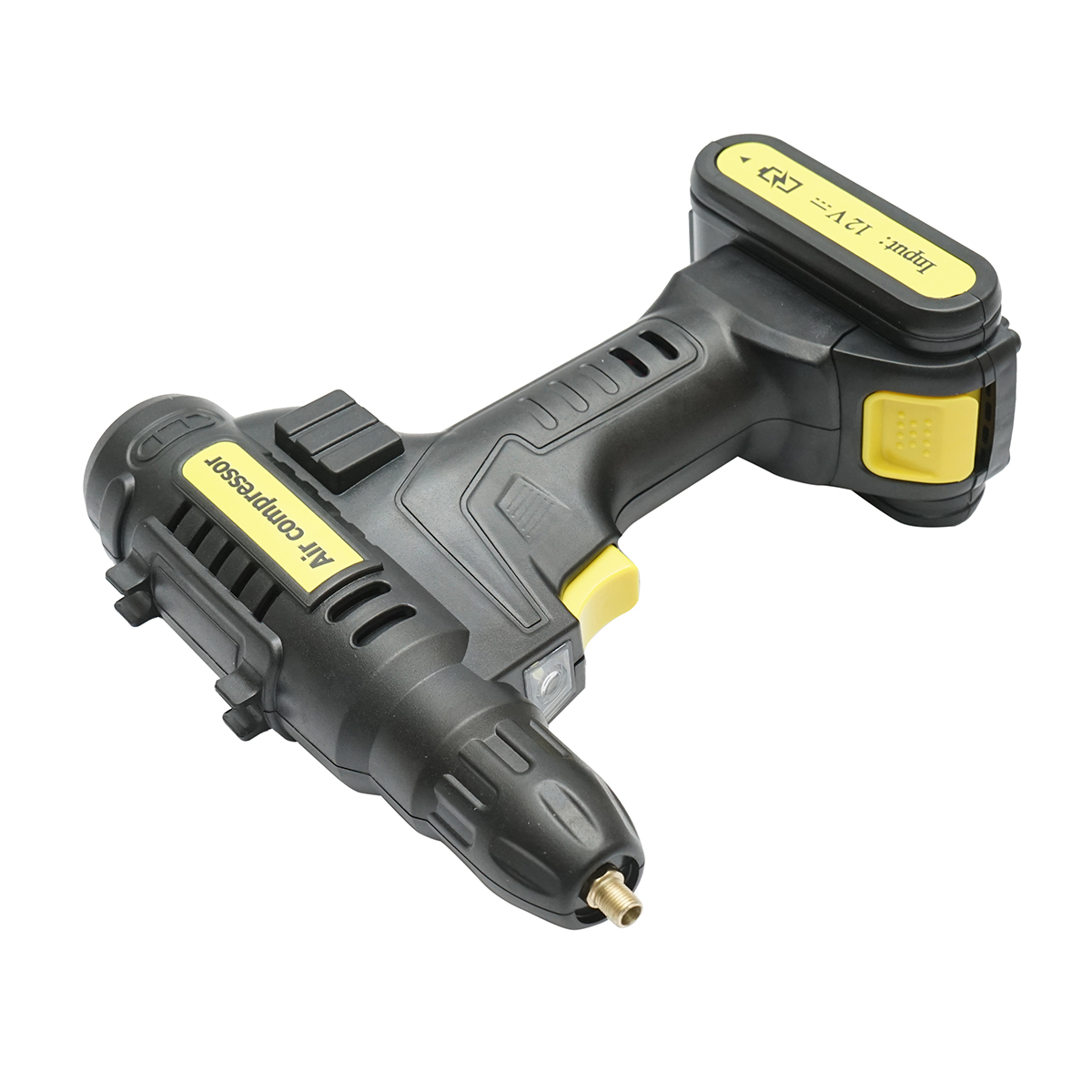 Compresor aer auto portabil digital 12V/120W, 150 PSI, iluminare LED, baterie Li-ion 2000mAh Breckner Germany - imagine 5