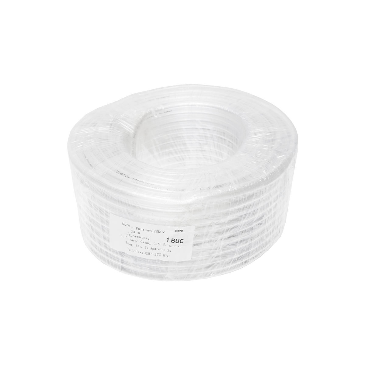 Furtun combustibil transparent fi10 (d = 10 mm si D = 13 mm /colac de 50 metri) - imagine 2