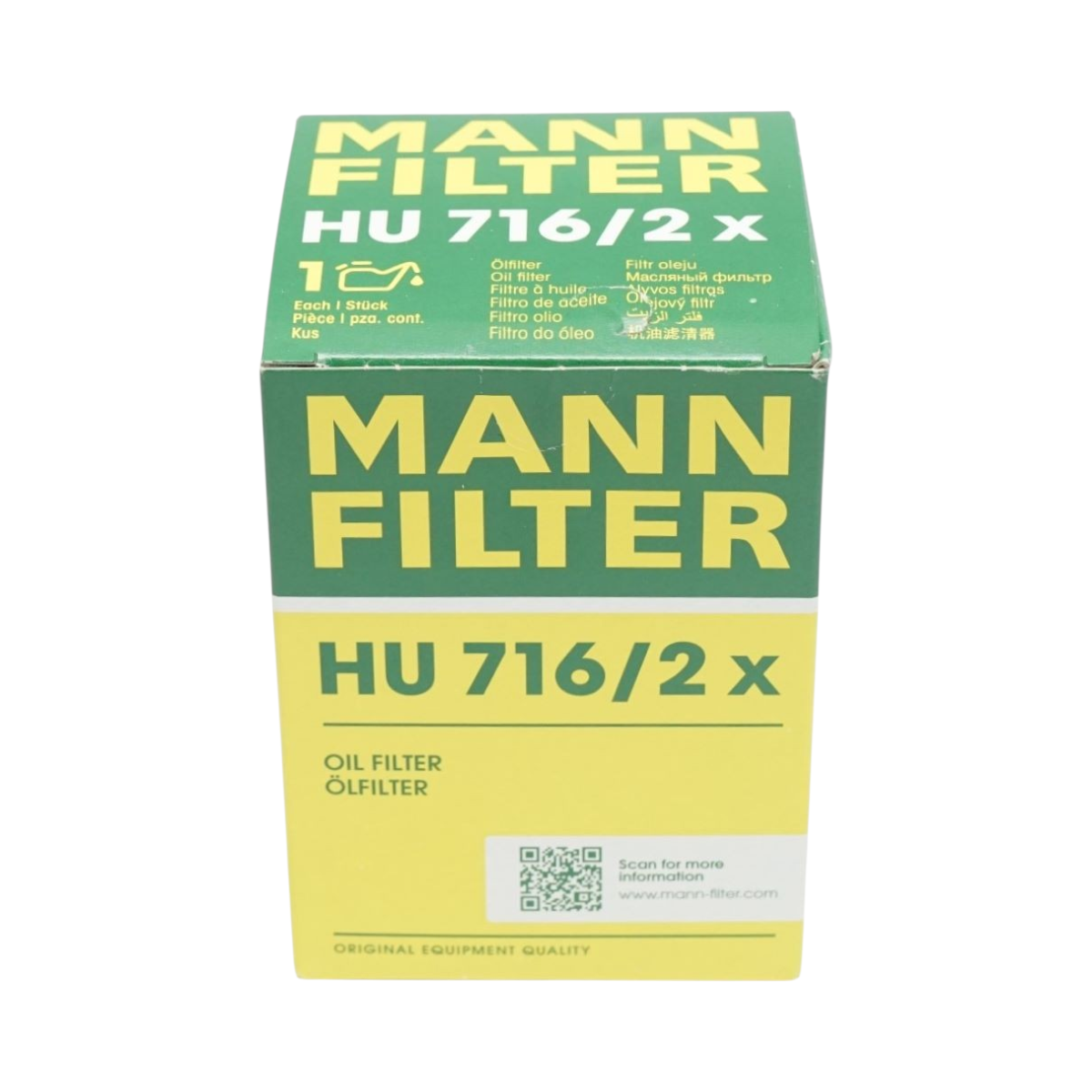 Filtru ulei MANN FILTER HU716/2X