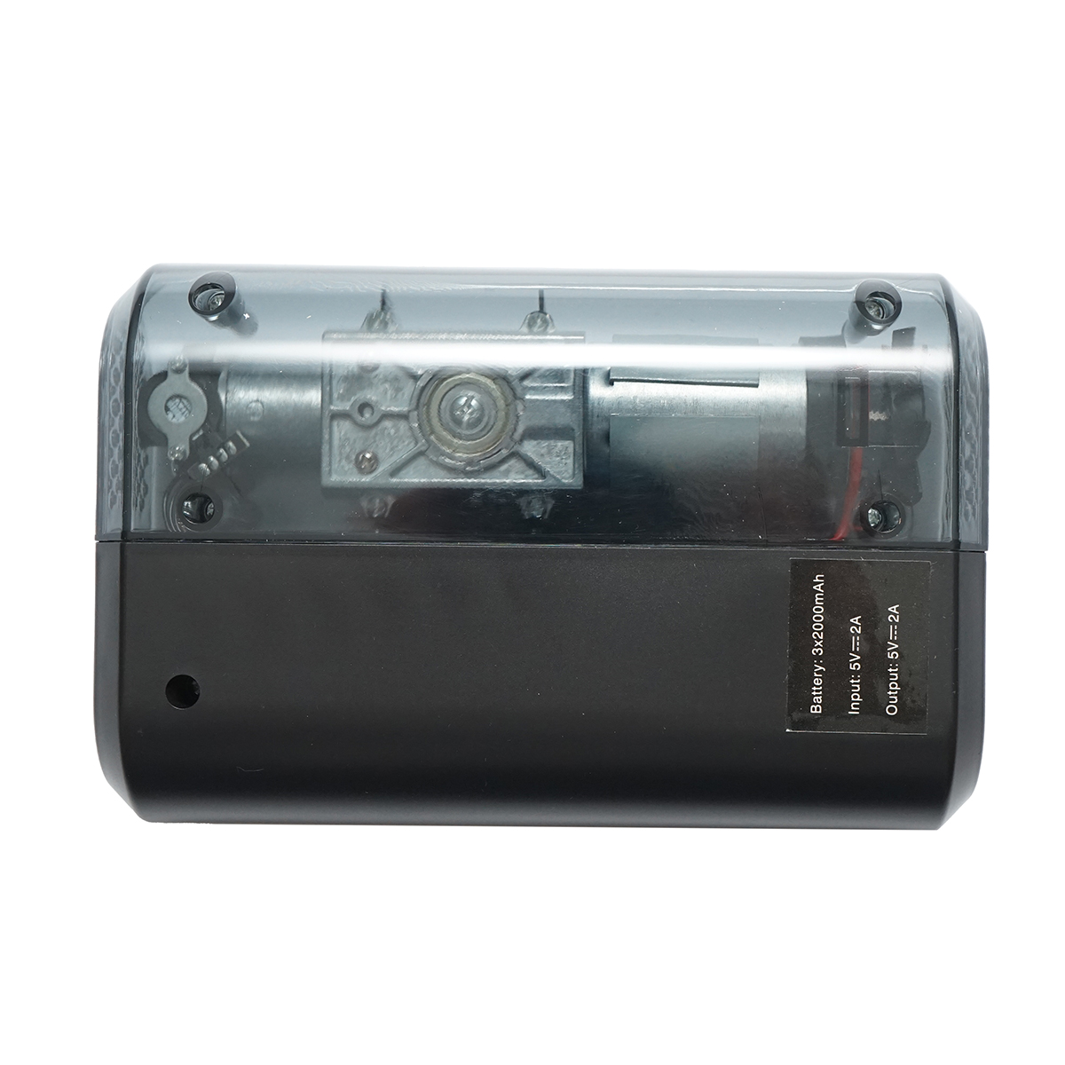 Compresor aer smart portabil digital LED 12V/100W, USB-C 5V/2A, baterie 3x2000mAh, laterna LED, port USB/USB-C, baterie externa, accesorii incluse - imagine 3