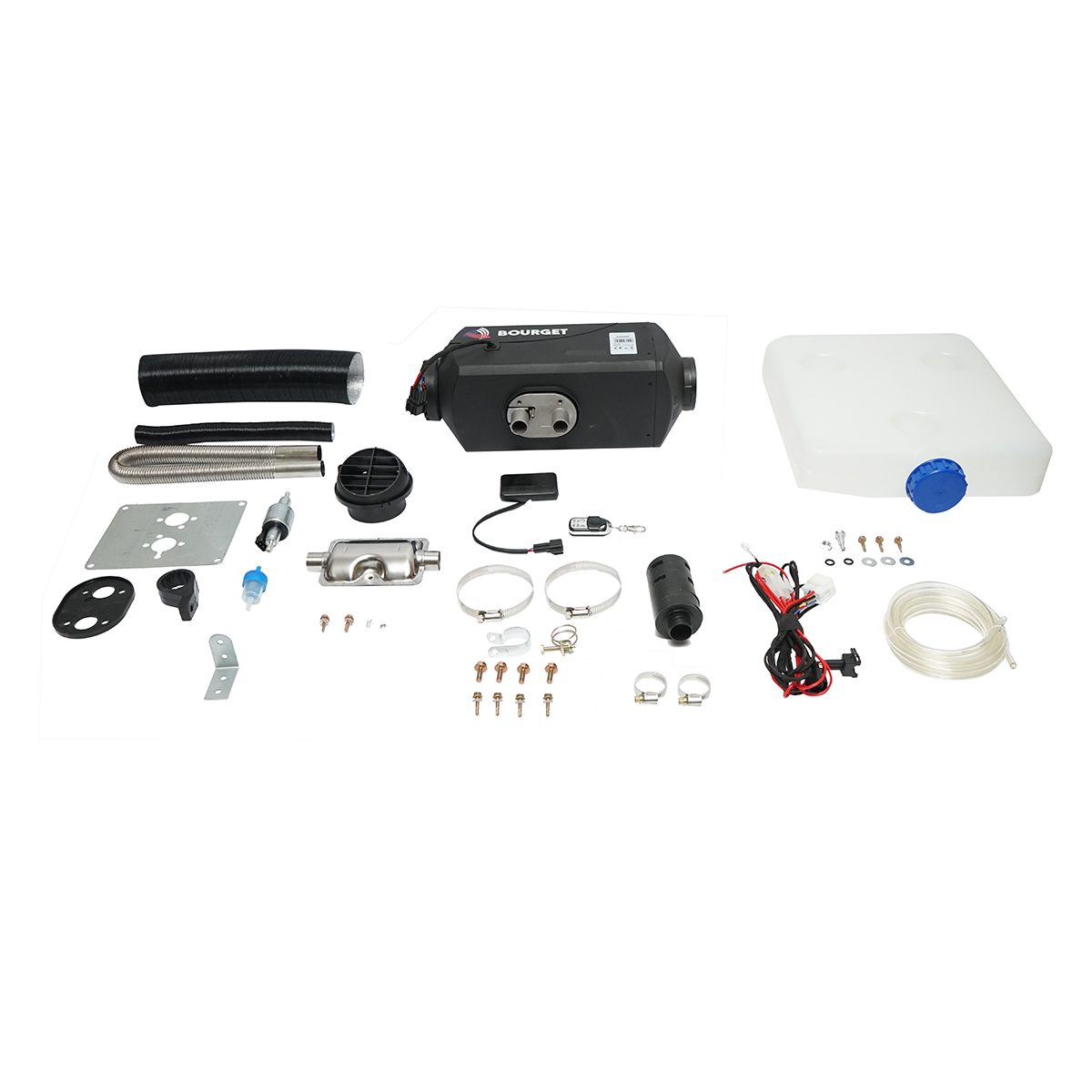 Incalzitor stationar, sirocou 12-24V, 5KW cu display LCD si telecomanda Bourget - imagine 2