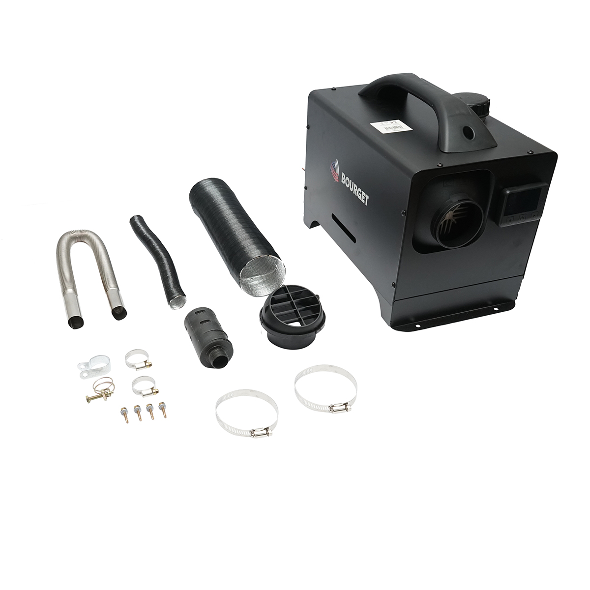 Incalzitor stationar, sirocou 12-24V, 5KWcu telecomanda si display LCD Bourget - imagine 2