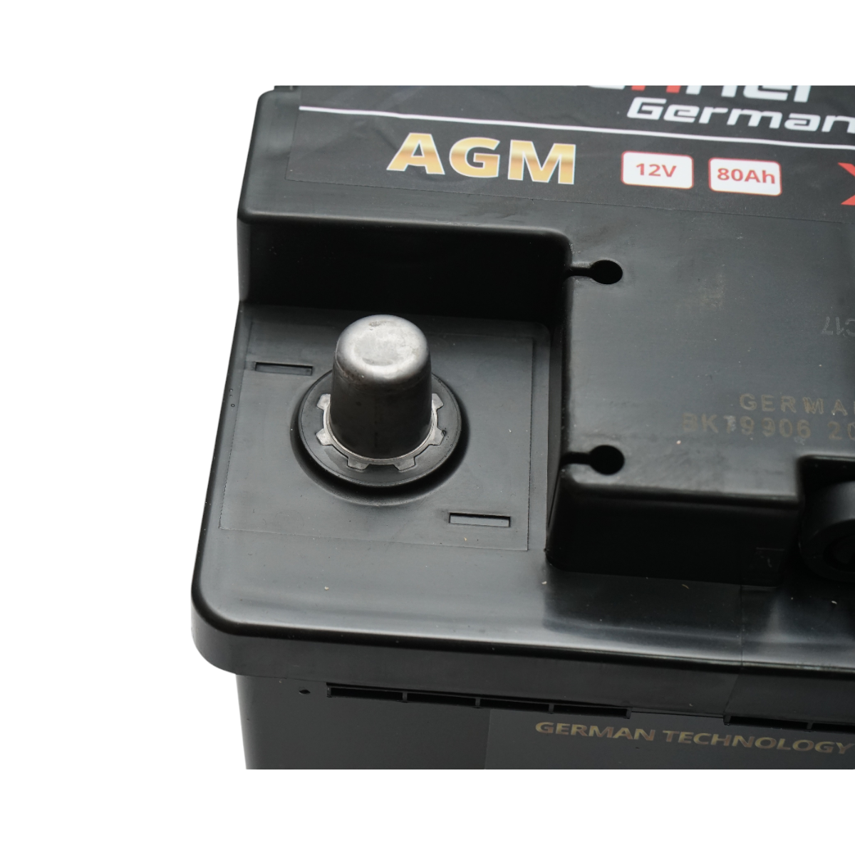 Baterie auto AGM start-stop 12V, 80Ah, 950A la pornire 315x175x195mm Breckner Germany - imagine 7