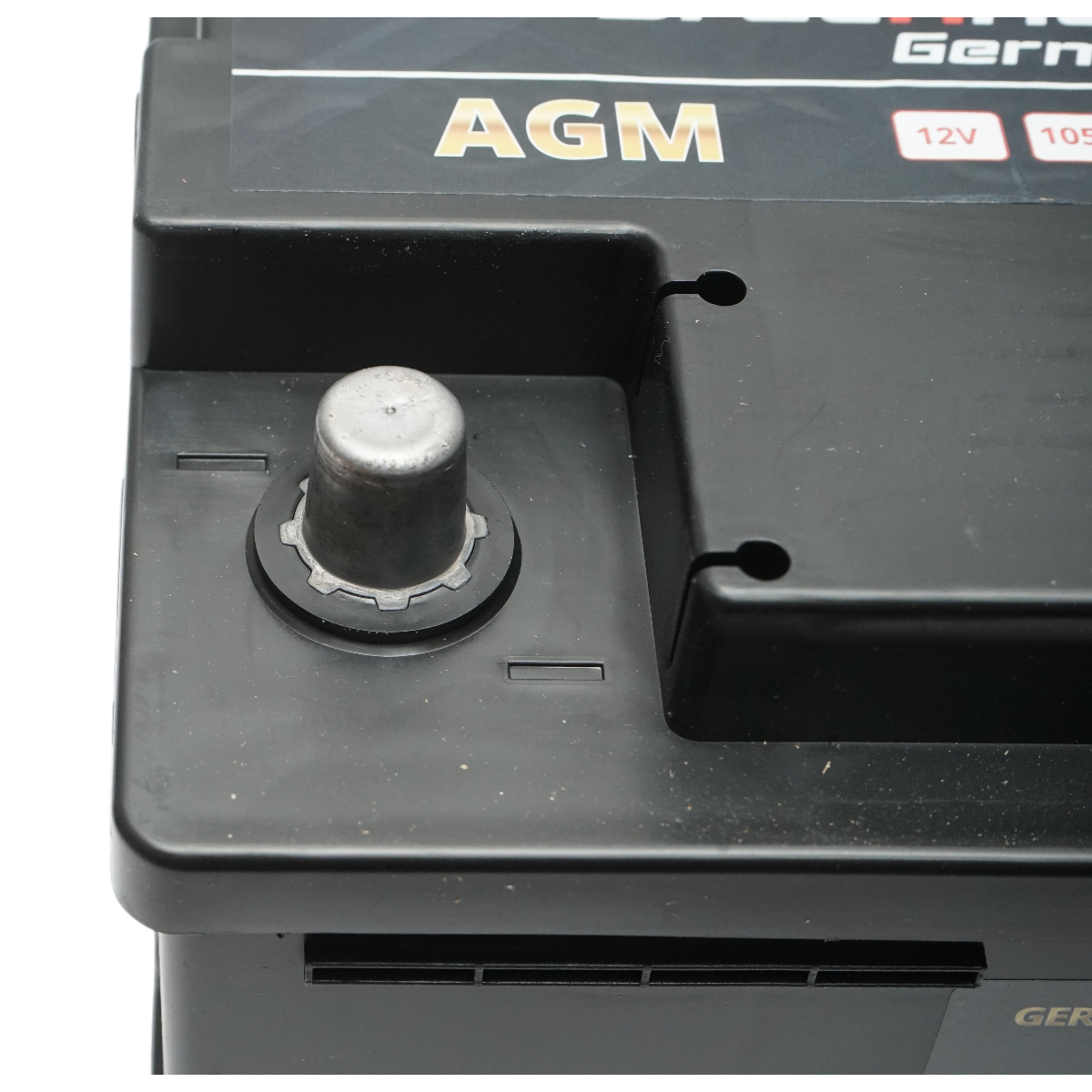 Baterie auto AGM start-stop 12V, 105Ah, 1100A la pornire 392x175x195mm Breckner Germany - imagine 7