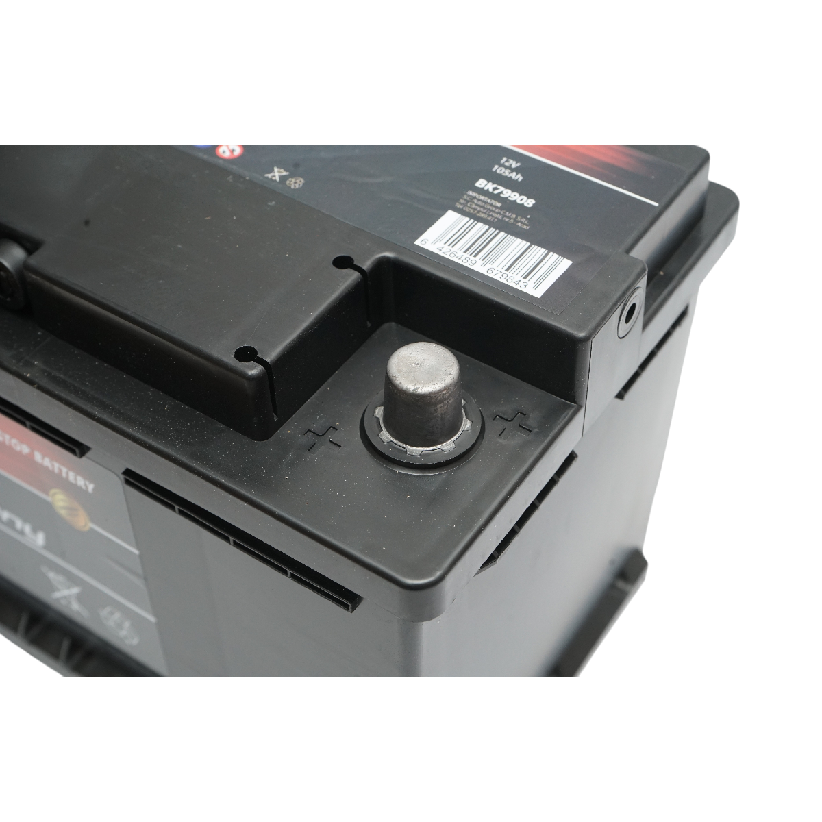 Baterie auto AGM start-stop 12V, 105Ah, 1100A la pornire 392x175x195mm Breckner Germany - imagine 6