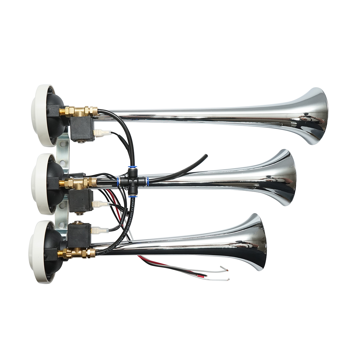 Claxon 3 trompete 24V pentru compresor de aer - imagine 4