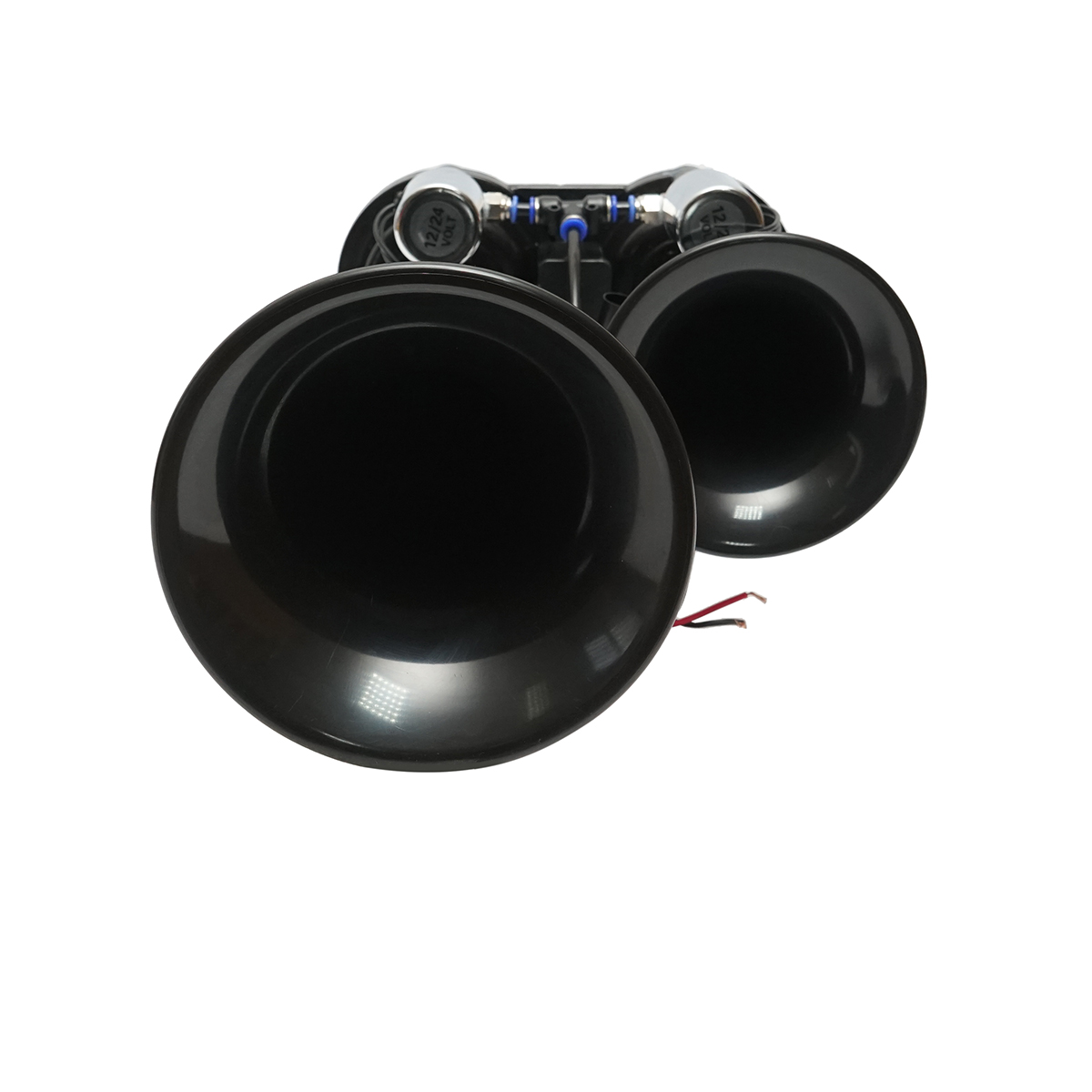 Claxon 2 trompete 12V/24V pentru compresor de aer - imagine 4