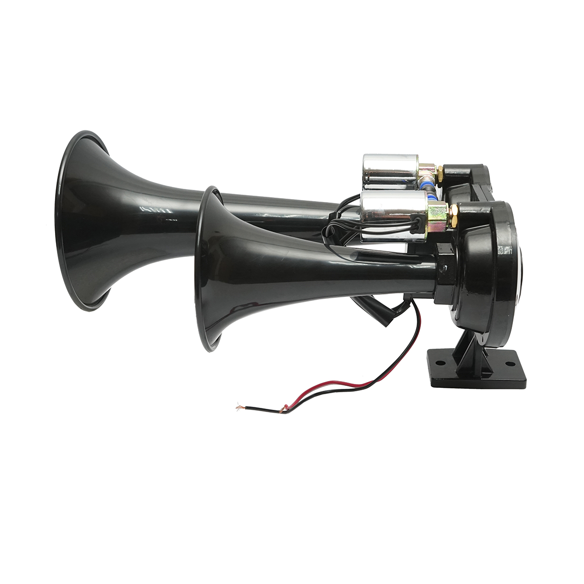 Claxon 2 trompete 12V/24V pentru compresor de aer - imagine 3