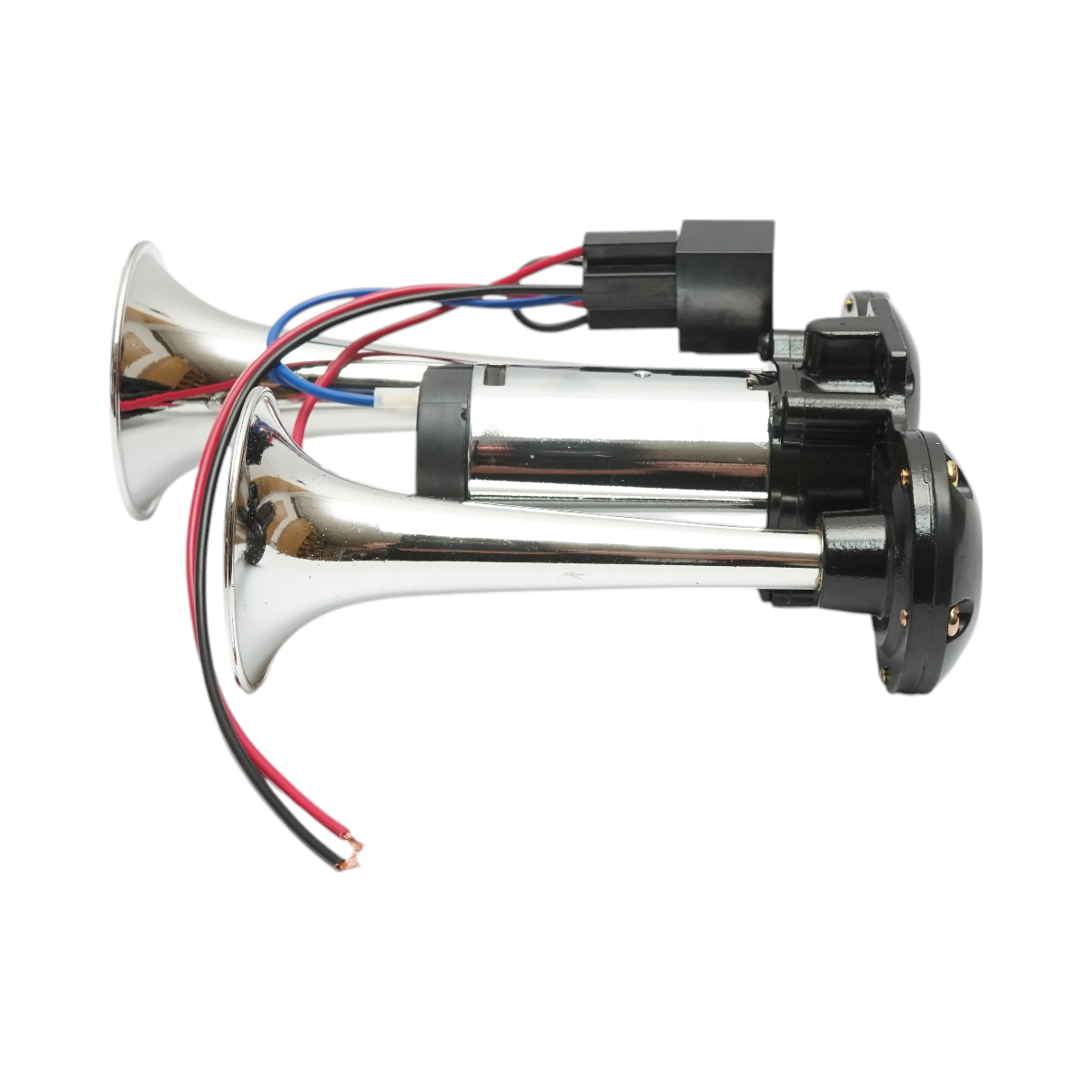 Claxon 2 trompete 12V cu compresor inclus Breckner Germany - imagine 3