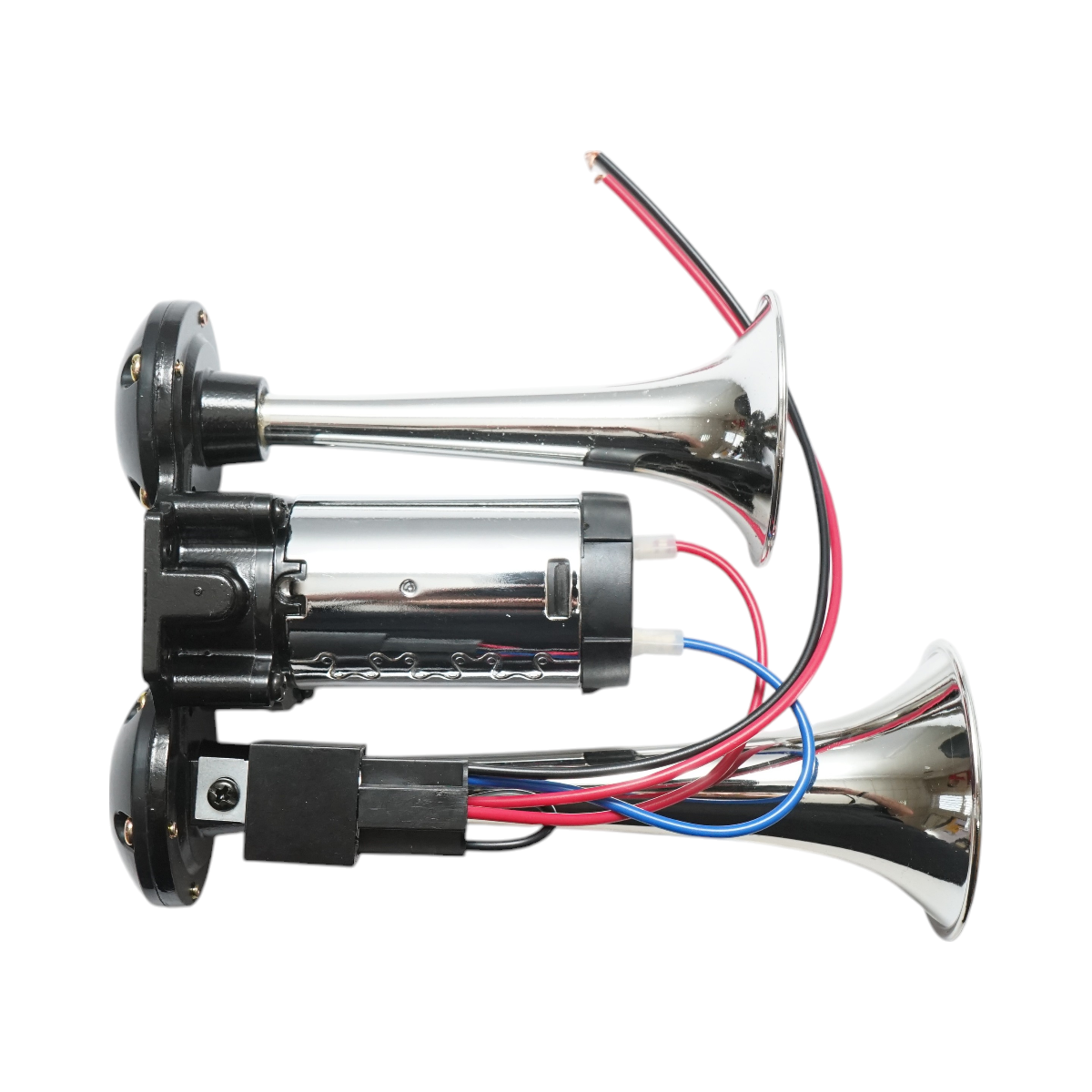 Claxon 2 trompete 12V cu compresor inclus Breckner Germany - imagine 4