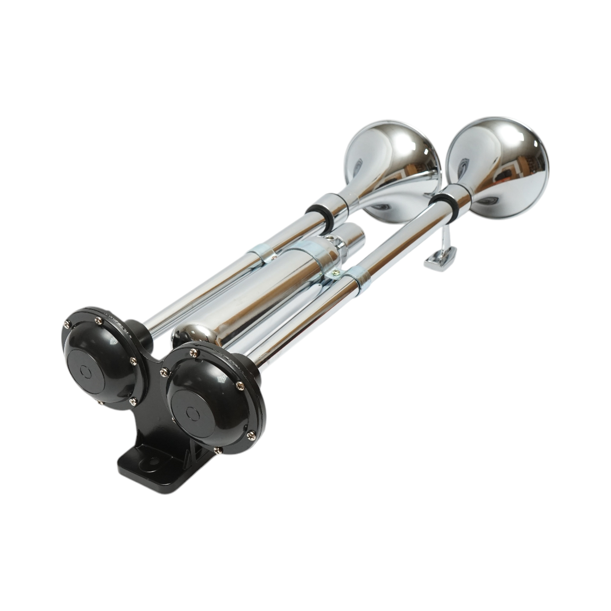 Claxon 2 trompete 12V/24V pentru compresor de aer - imagine 2