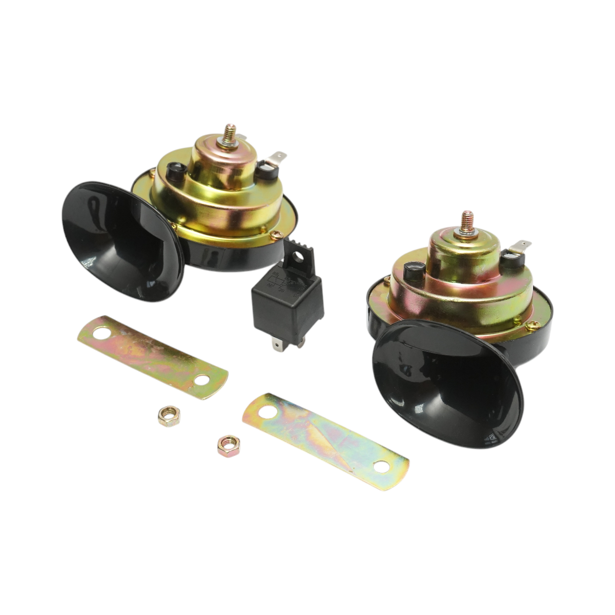 Claxon goarna dublu 12V, 86dB Breckner Germany - imagine 2