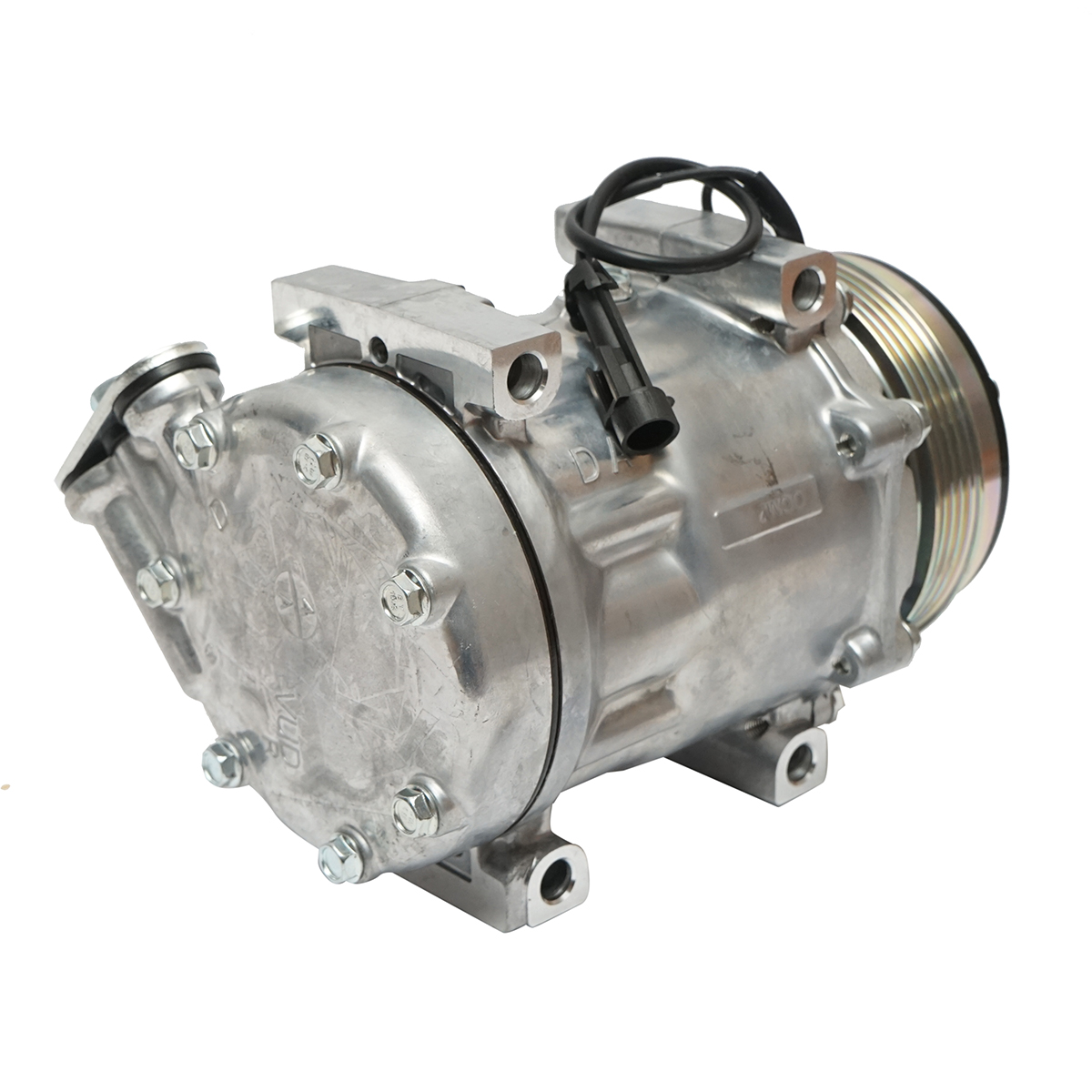 Compresor clima AC Iveco, Fiat, Citroen cod OEM 71796000, FTAK366 FTK366 8FK351334-251 8FK351334-751, TSP0159808 DCK1225 12.77027 504005418 504384357, 71721759 71724259 - imagine 3