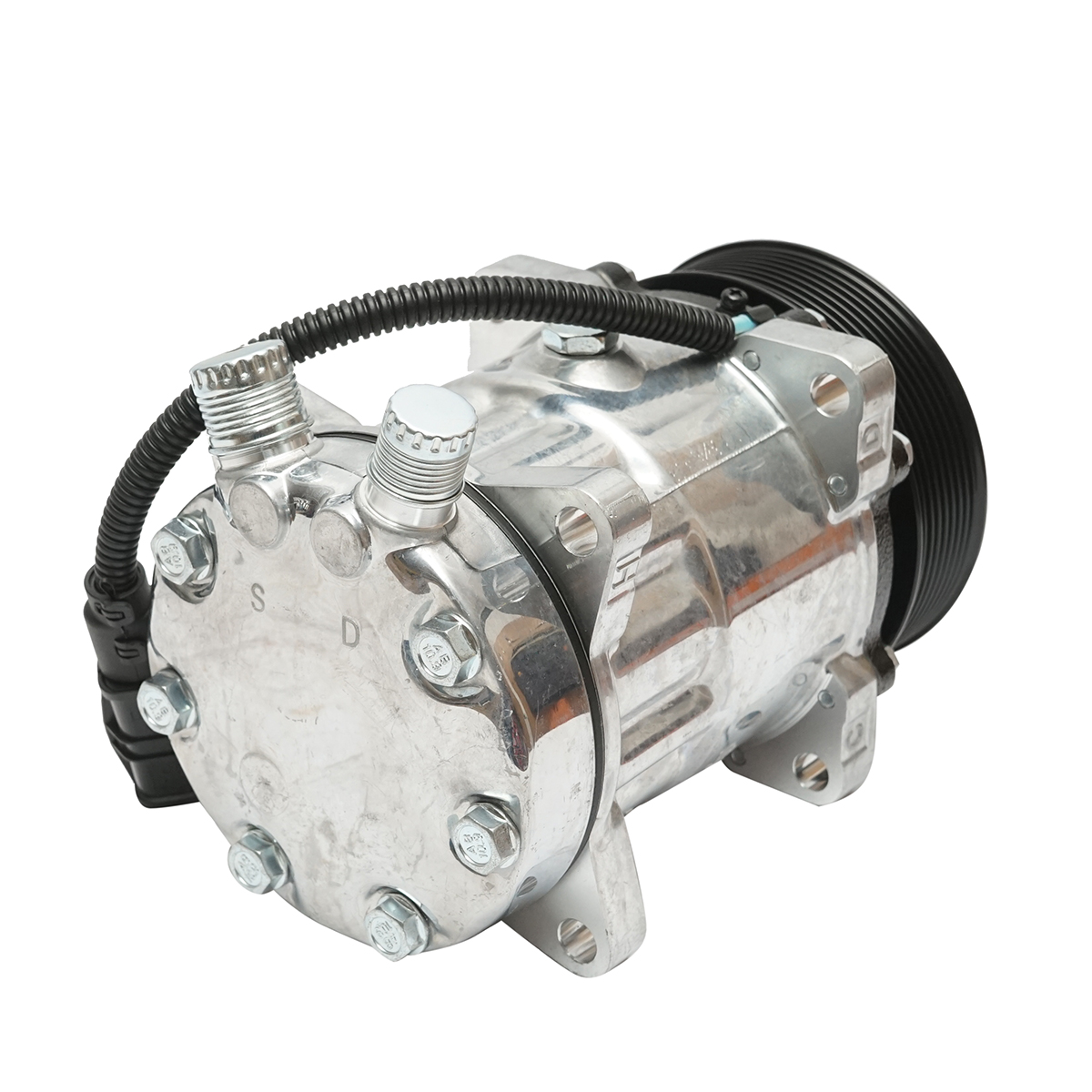 Compresor clima AC MAN TGA, TGS, TGX cod OEM 351135141, 81619066012 - imagine 3