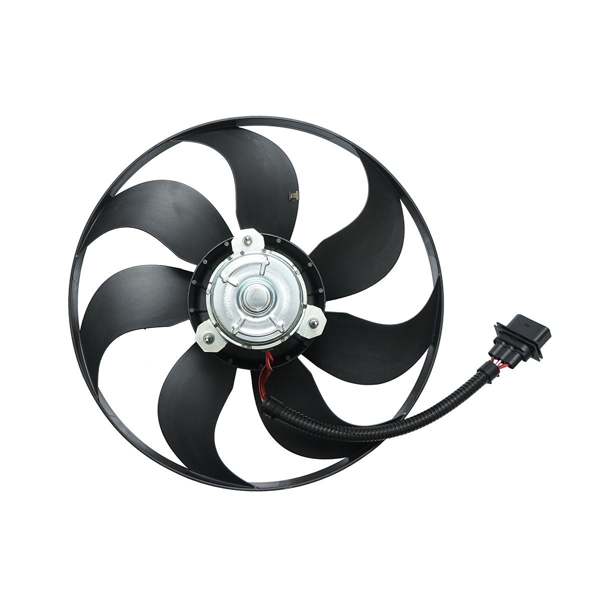 Ventilator radiator Audi, Seat, Skoda 350mm cod OEM 1J0959455, 6E0959455A, 1J0959455B, 1J0959455E - imagine 2