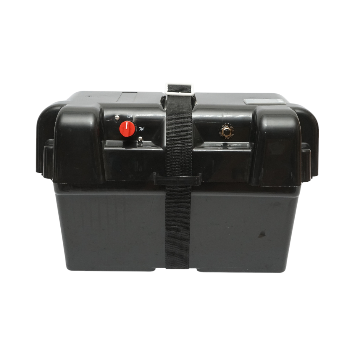 Cutie baterie auto 12V cu voltmetru DC 6-30V, intrerupator alimentare 100A, priza bricheta, afisaj LCD, 2xUSB 350x180x200mm - imagine 2