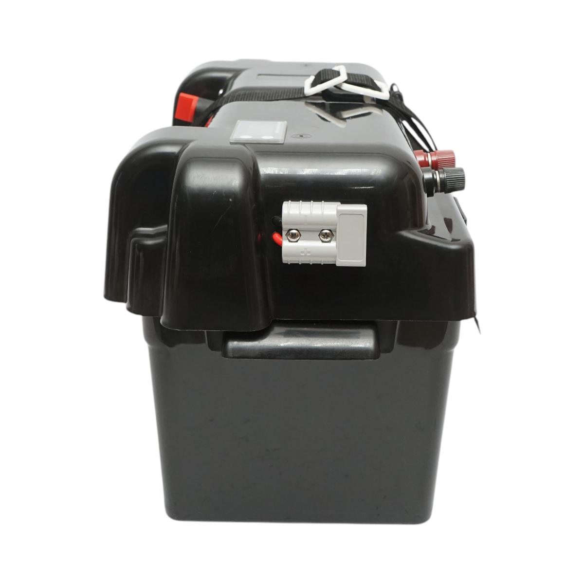 Cutie baterie auto 12V cu voltmetru DC 6-30V, intrerupator alimentare 100A, priza bricheta, afisaj LCD, 2xUSB 350x180x200mm - imagine 6