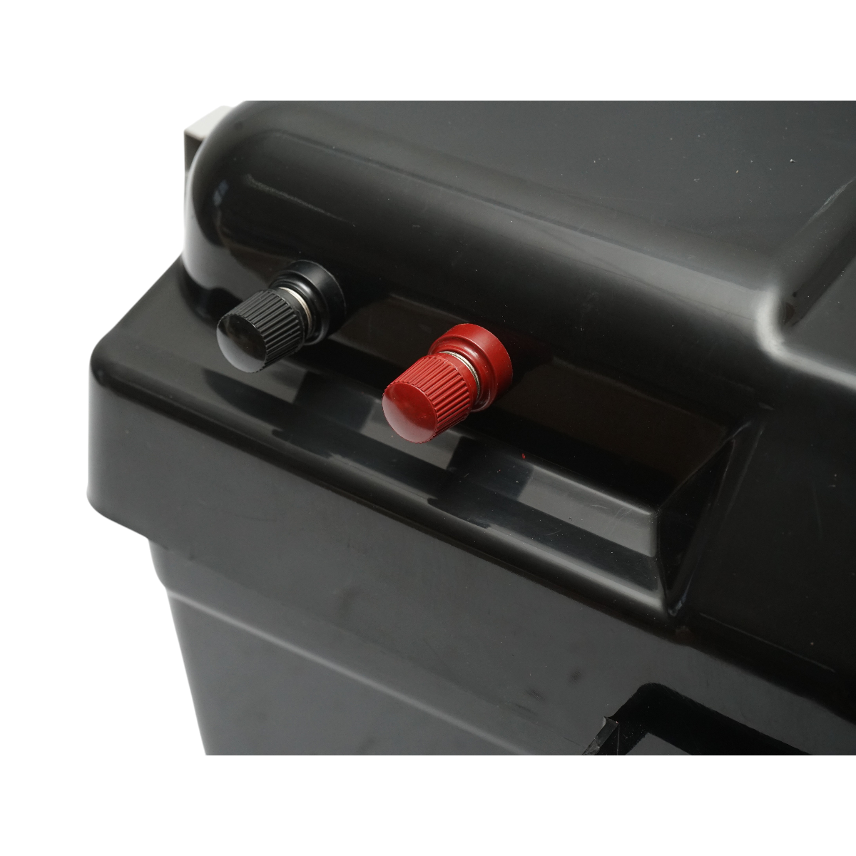 Cutie baterie auto 12V cu voltmetru DC 6-30V, intrerupator alimentare 100A, priza bricheta, afisaj LCD, 2xUSB 350x180x200mm - imagine 10