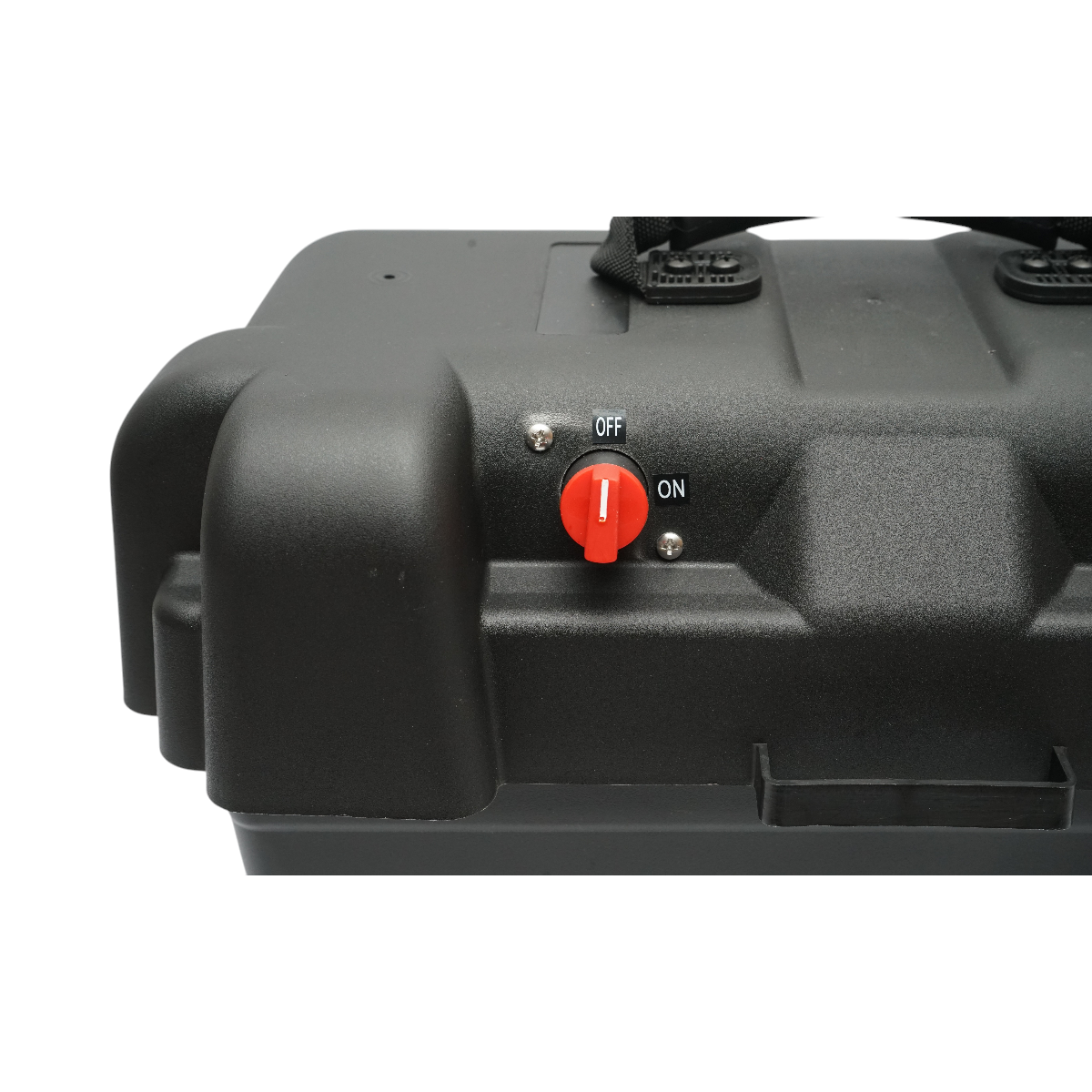 Cutie baterie auto 12V cu voltmetru DC 6-30V, intrerupator alimentare 100A, priza bricheta, afisaj LCD, 2xUSB 360x180x235mm - imagine 8