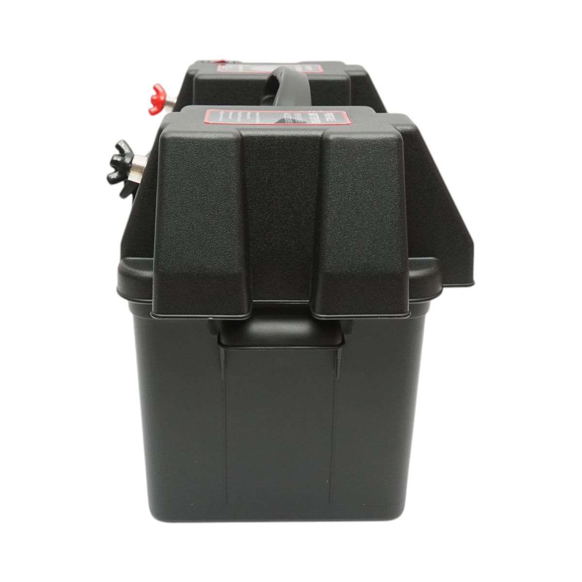 Cutie baterie auto 12V cu voltmetru DC 6-36V, intrerupator cirucit 16A, 2 prize bricheta, afisaj LCD, 2xUSB 340x195x200mm - imagine 7