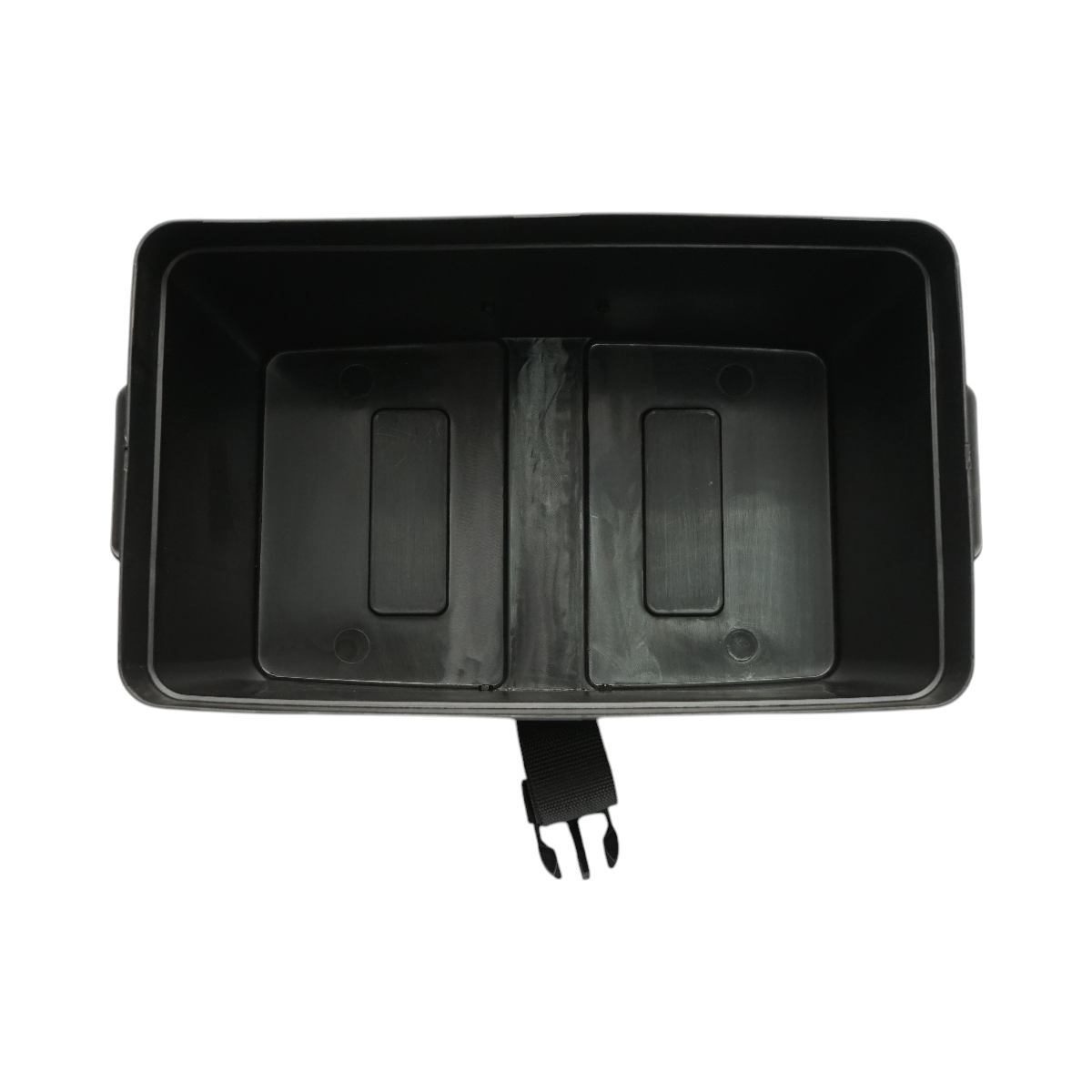 Cutie baterie auto 12V cu voltmetru DC 6-36V, intrerupator cirucit 16A, 2 prize bricheta, afisaj LCD, 2xUSB 340x195x200mm - imagine 13