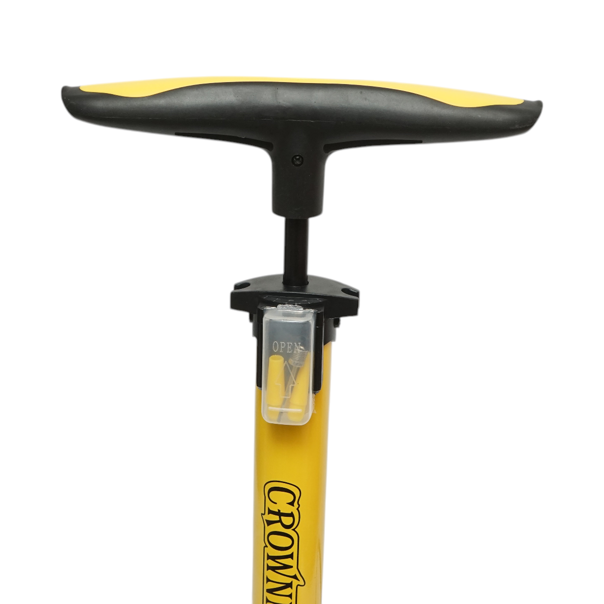 Pompa de mana cu manometru 0-160 PSI 38x600mm Crownman - imagine 4