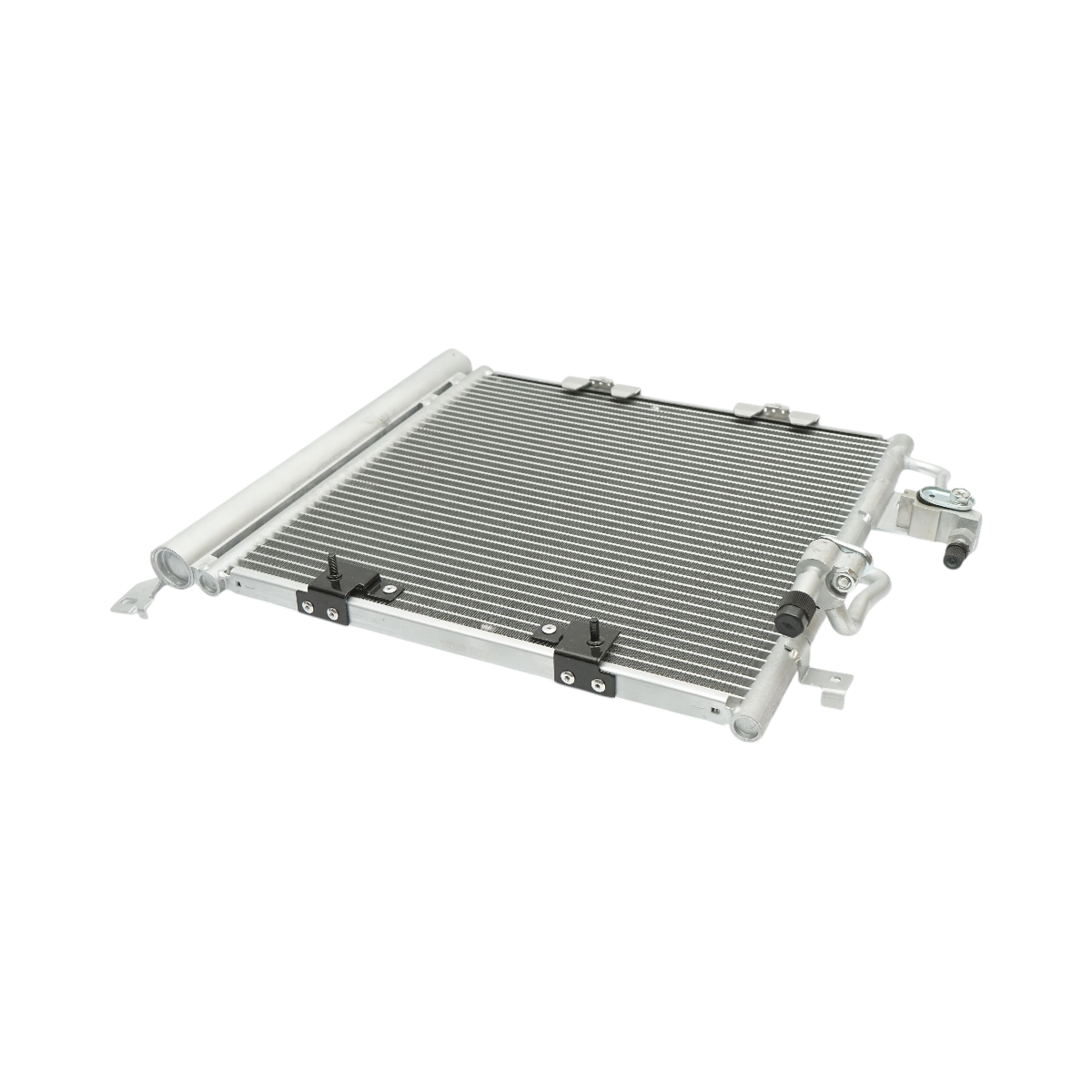 Radiator clima AC Opel Astra H, Zafira 370x370x16mm cod OEM 13129195, 1850099, 93178961, 1924005329 - imagine 4