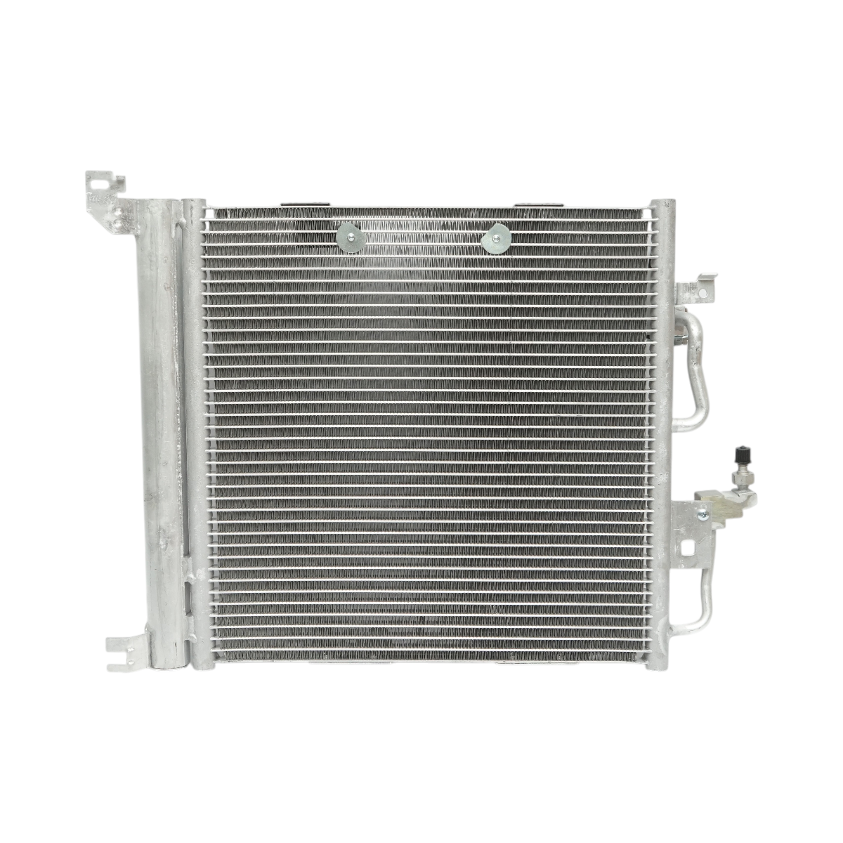 Radiator clima AC Opel Astra H, Zafira 370x370x16mm cod OEM 13129195, 1850099, 93178961, 1924005329 - imagine 2