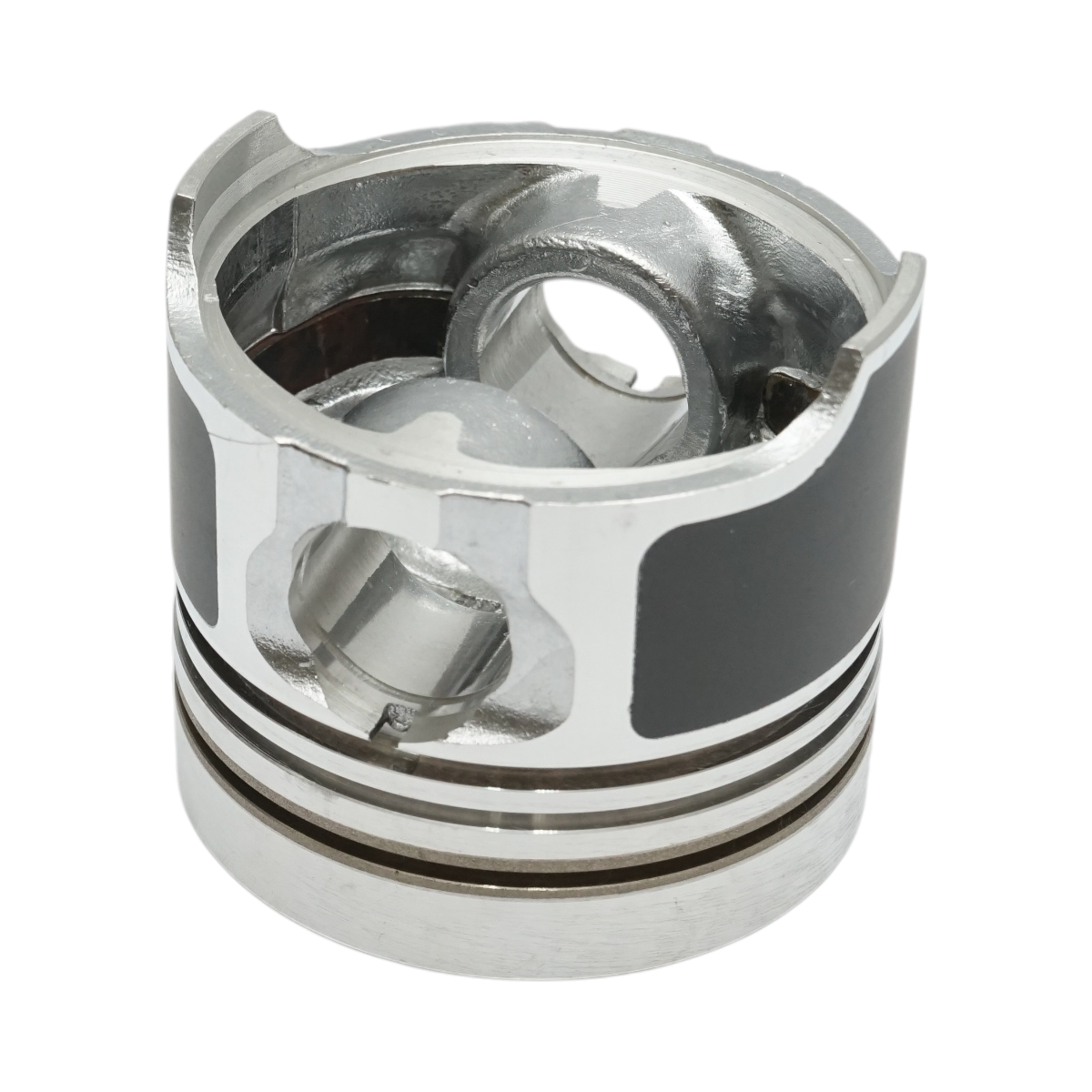 Piston motor echipat STD 80mm Dacia Papuc 1.9D Q cu segmenti 2x2x3mm, bolt si sigurante Breckner Germany - imagine 2