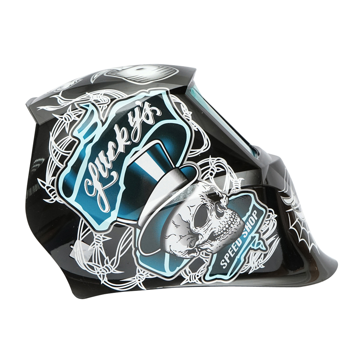 Masca de sudura automata Breckner Germany Black Skeleton - imagine 3