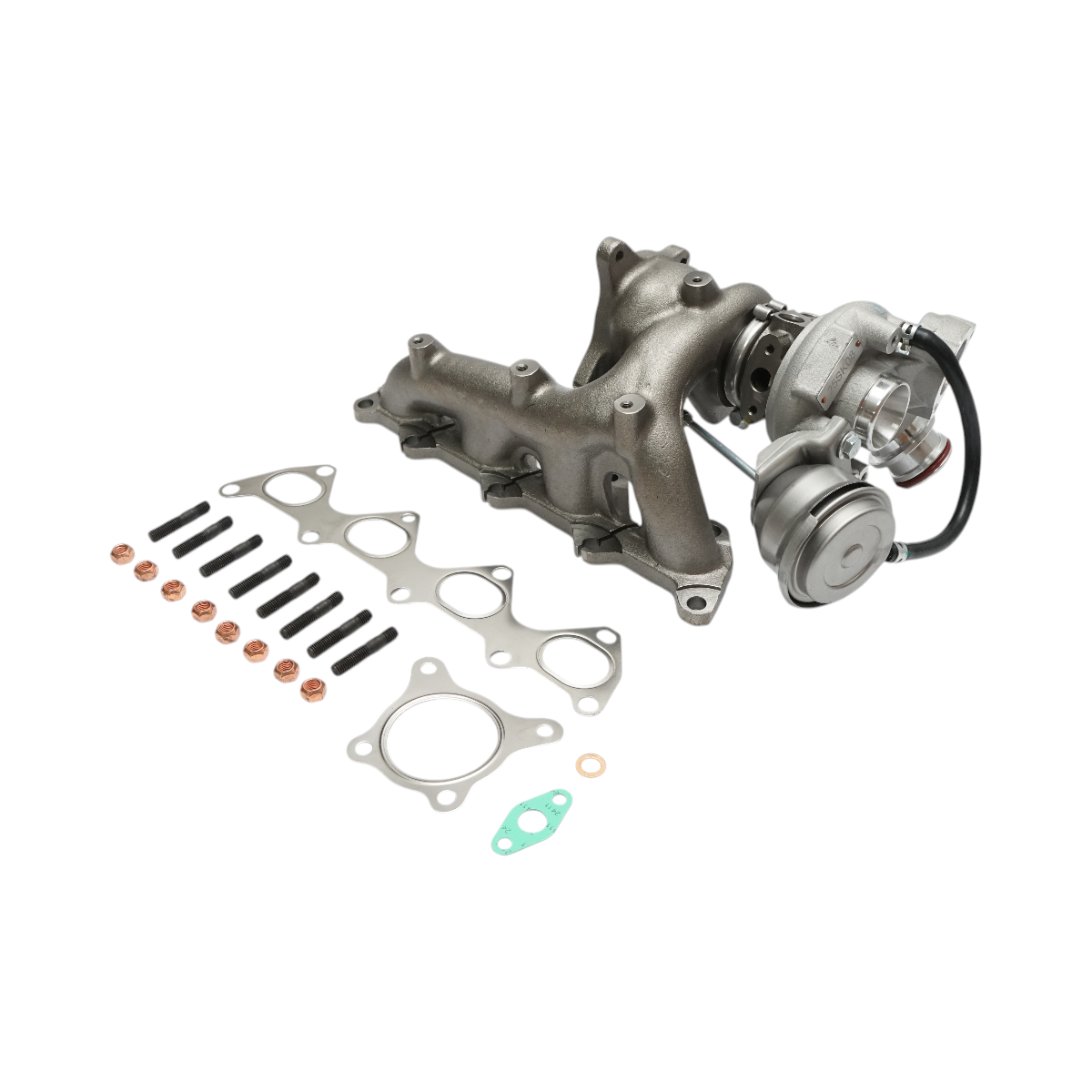 Turbo Audi A1, A3, Seat Altea, XL Leon, Toledo IV, Skoda Octavia II, Rapid, Superb II, Yeti, VW Eos, Golf Plus V, Golf V, Golf VI, Jetta III, motor 1.4 TSI, an 05.07-07.18 cod OEM TD025M-07T2-2.3, 49373-01001, 49373-01002