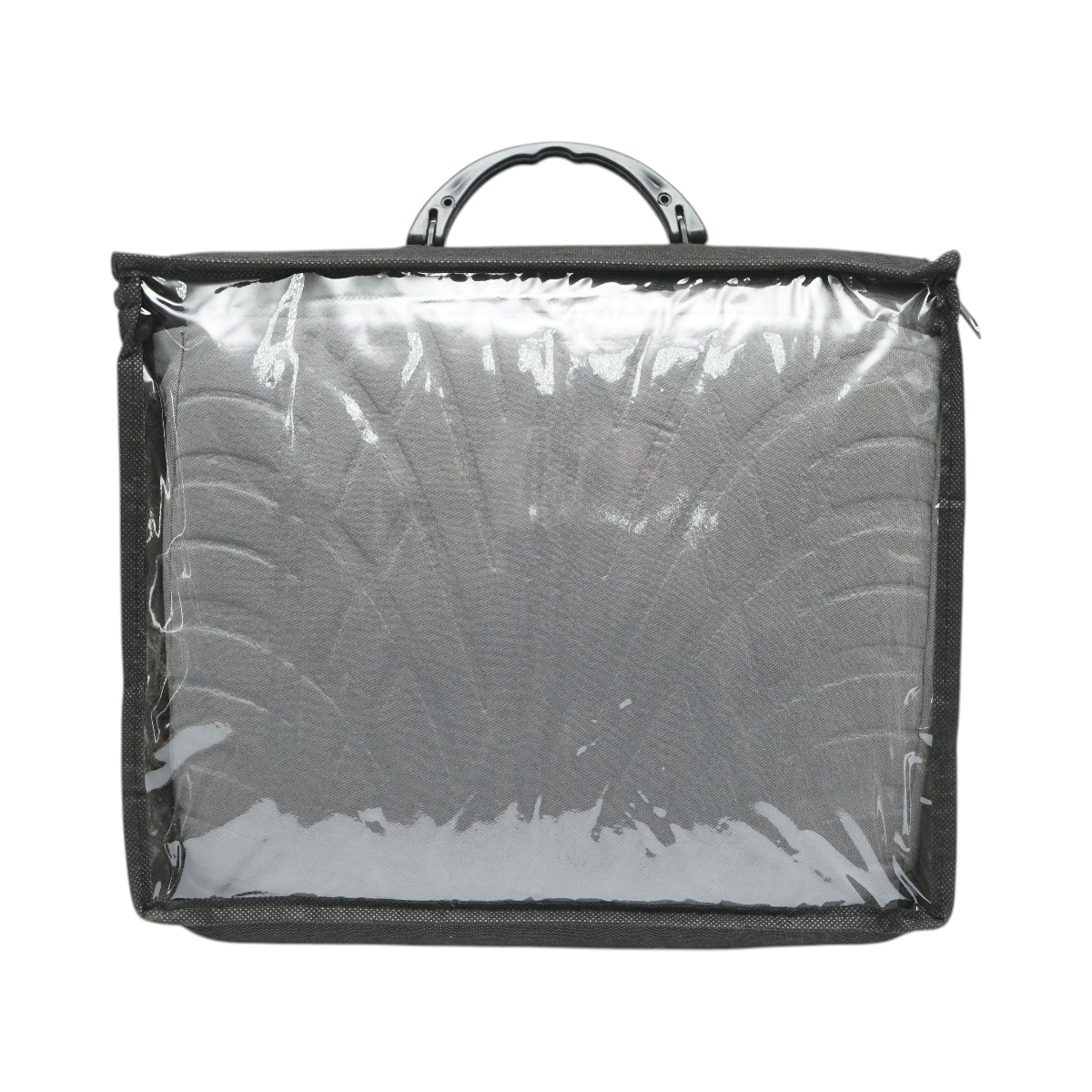 Set huse scaune auto universale Negru-Gri, material textil, fata + spate 9 piese - imagine 7