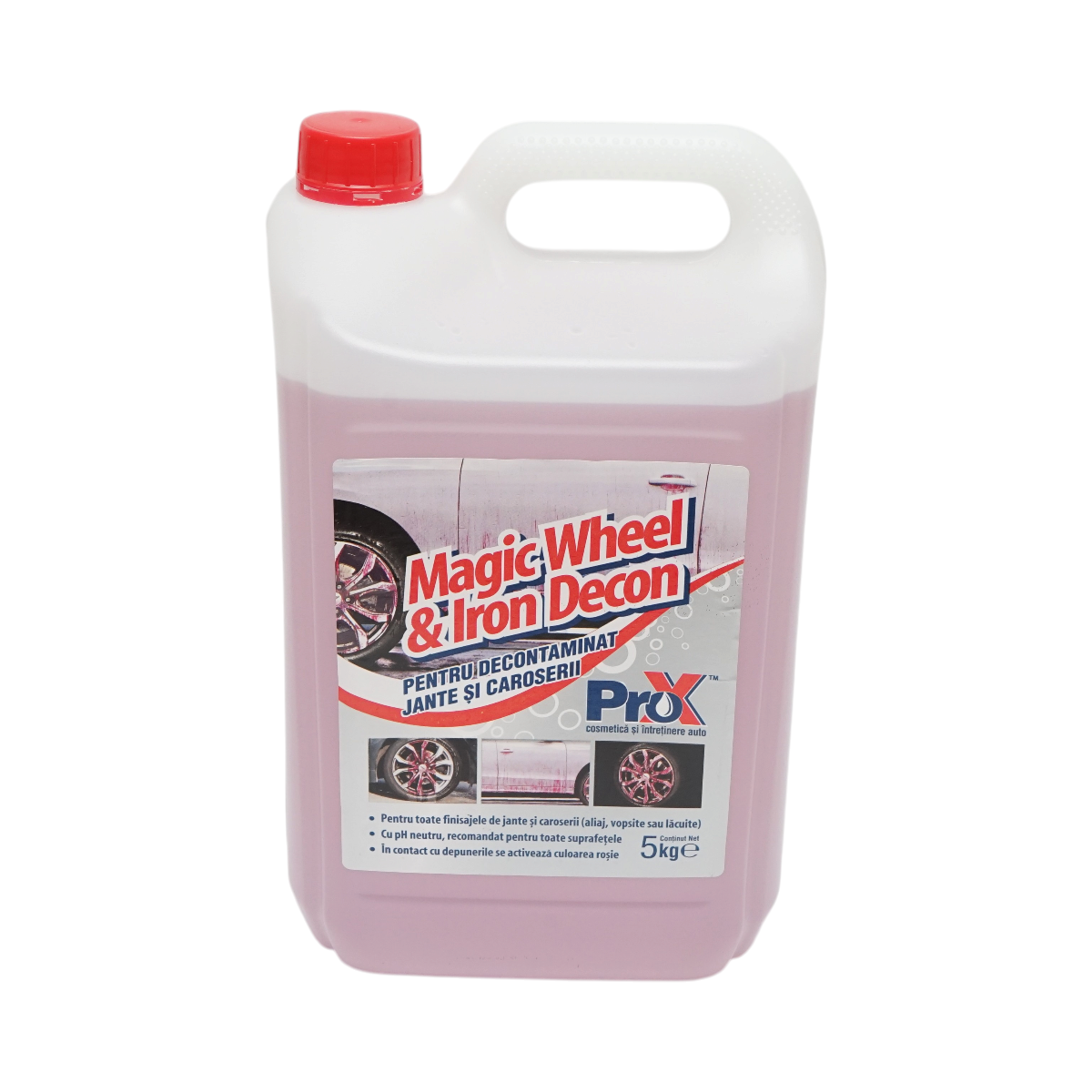 Solutie decontaminare jante si caroserie Magic Wheel & Iron Decon Pro-X 5kg